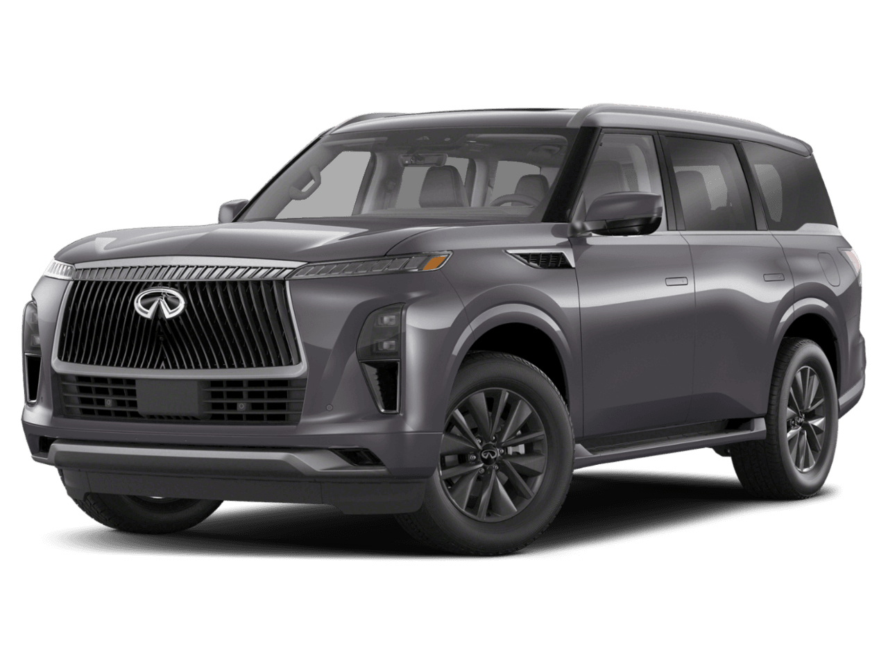 2025 INFINITI QX80 PURE - Front 3/4, facing to the left