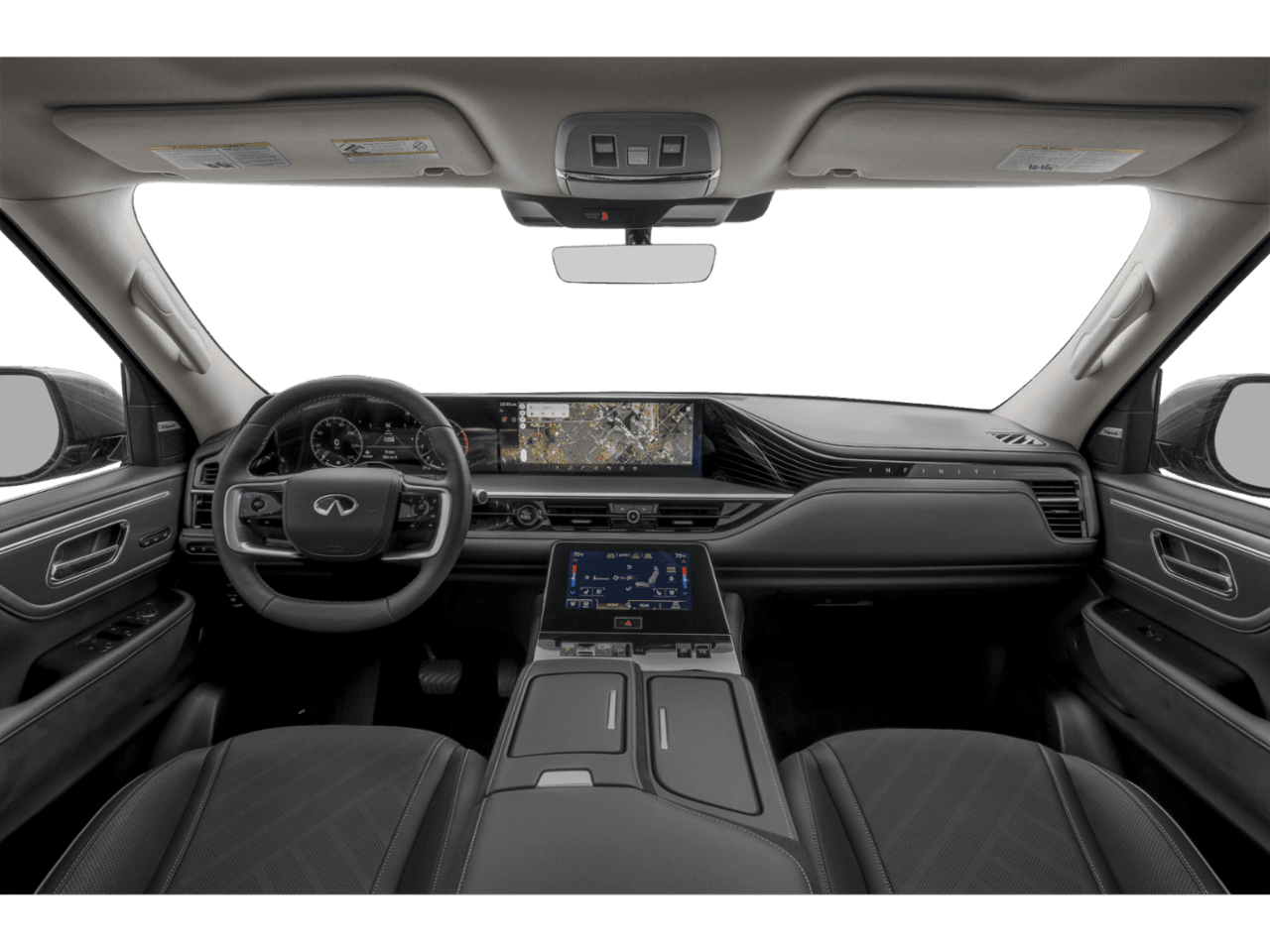 2025 INFINITI QX80 LUXE - Interior Full Dash Basic