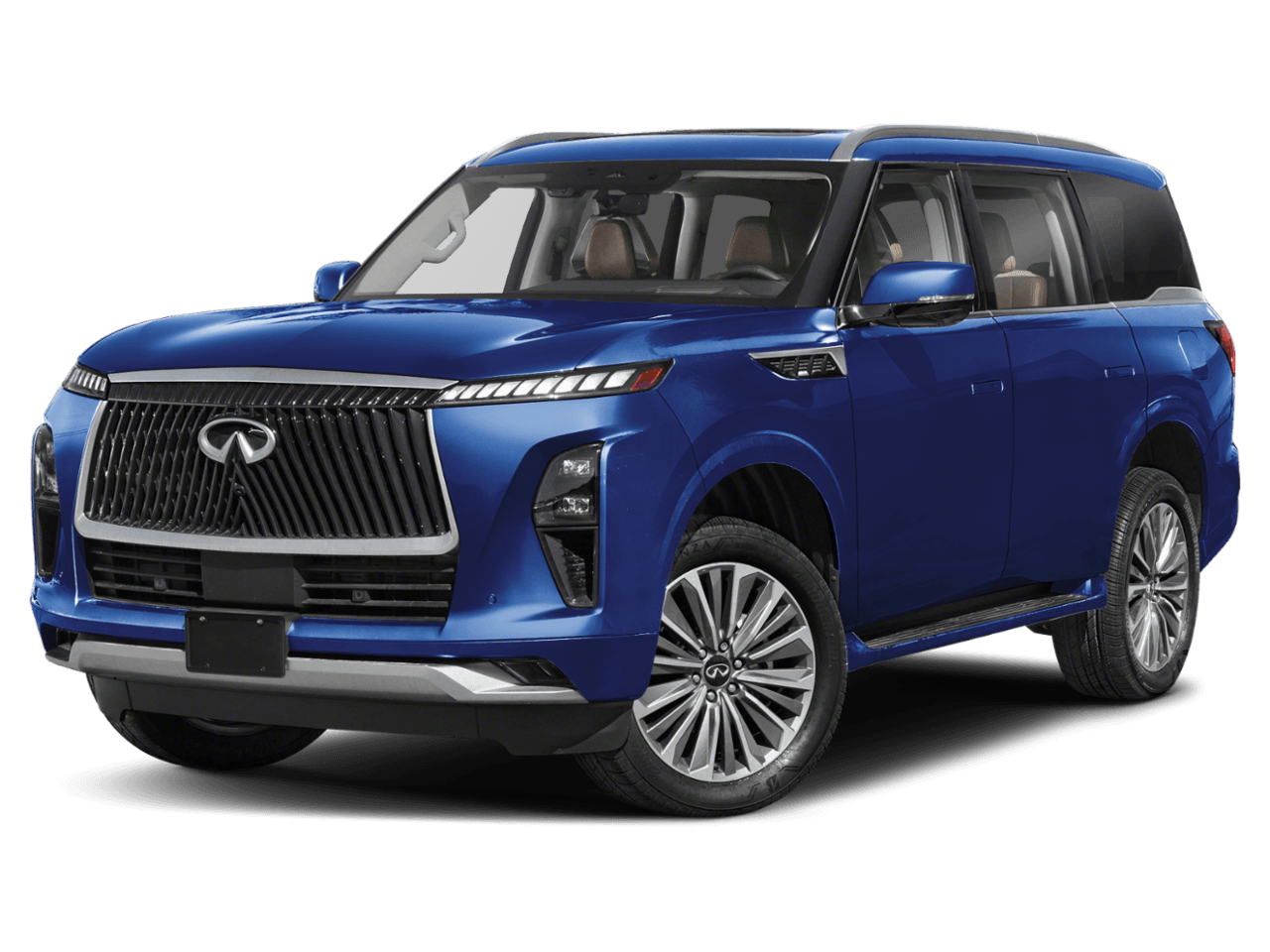 2025 INFINITI QX80 SENSORY - Front 3/4, facing to the left