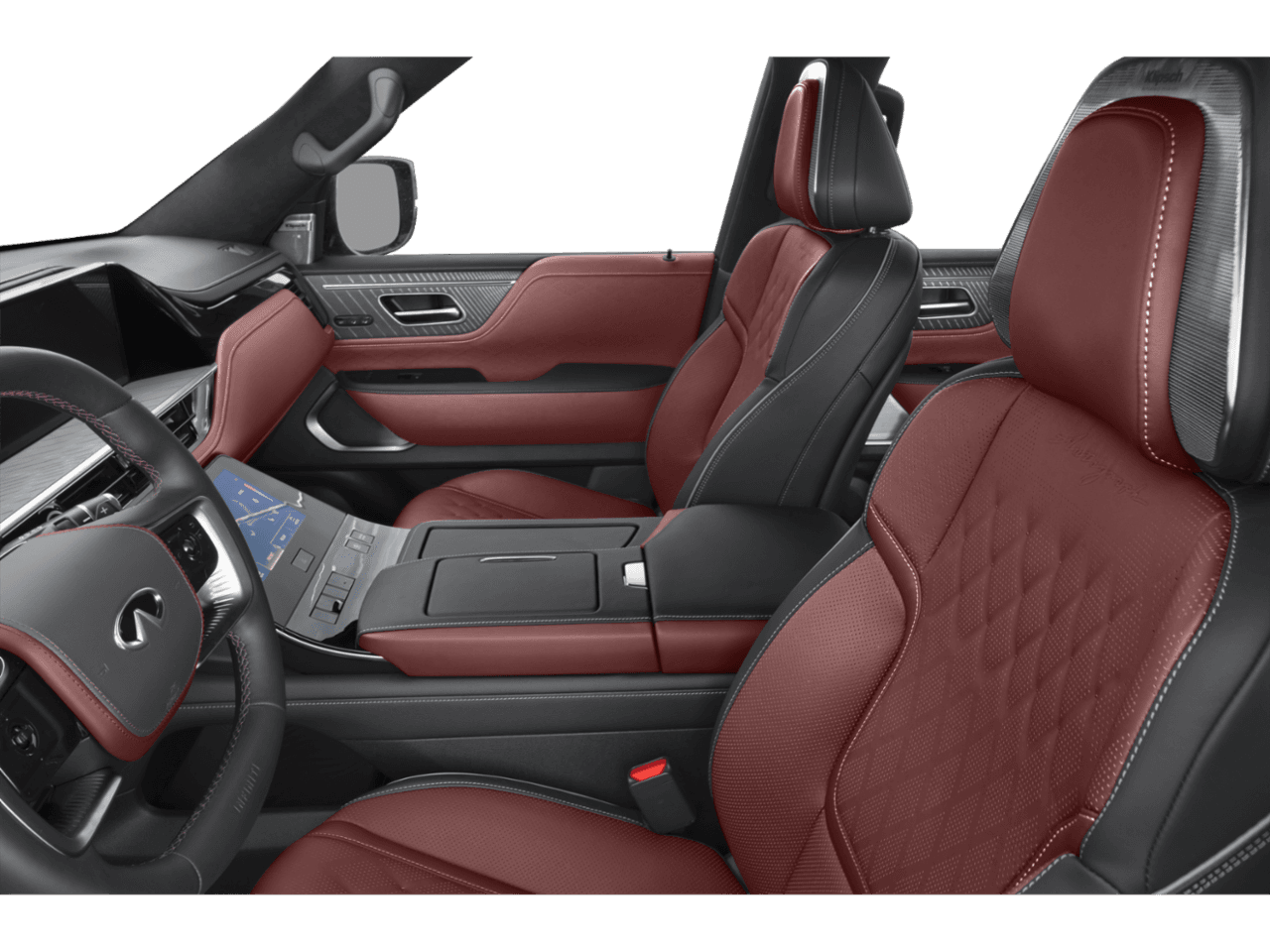 2025 INFINITI QX80 AUTOGRAPH - Interior Driver's Side with Door Open, Front Seat Feature