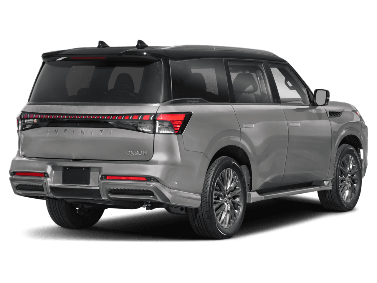 2025 INFINITI QX80 AUTOGRAPH - Rear 3/4, facing to the right