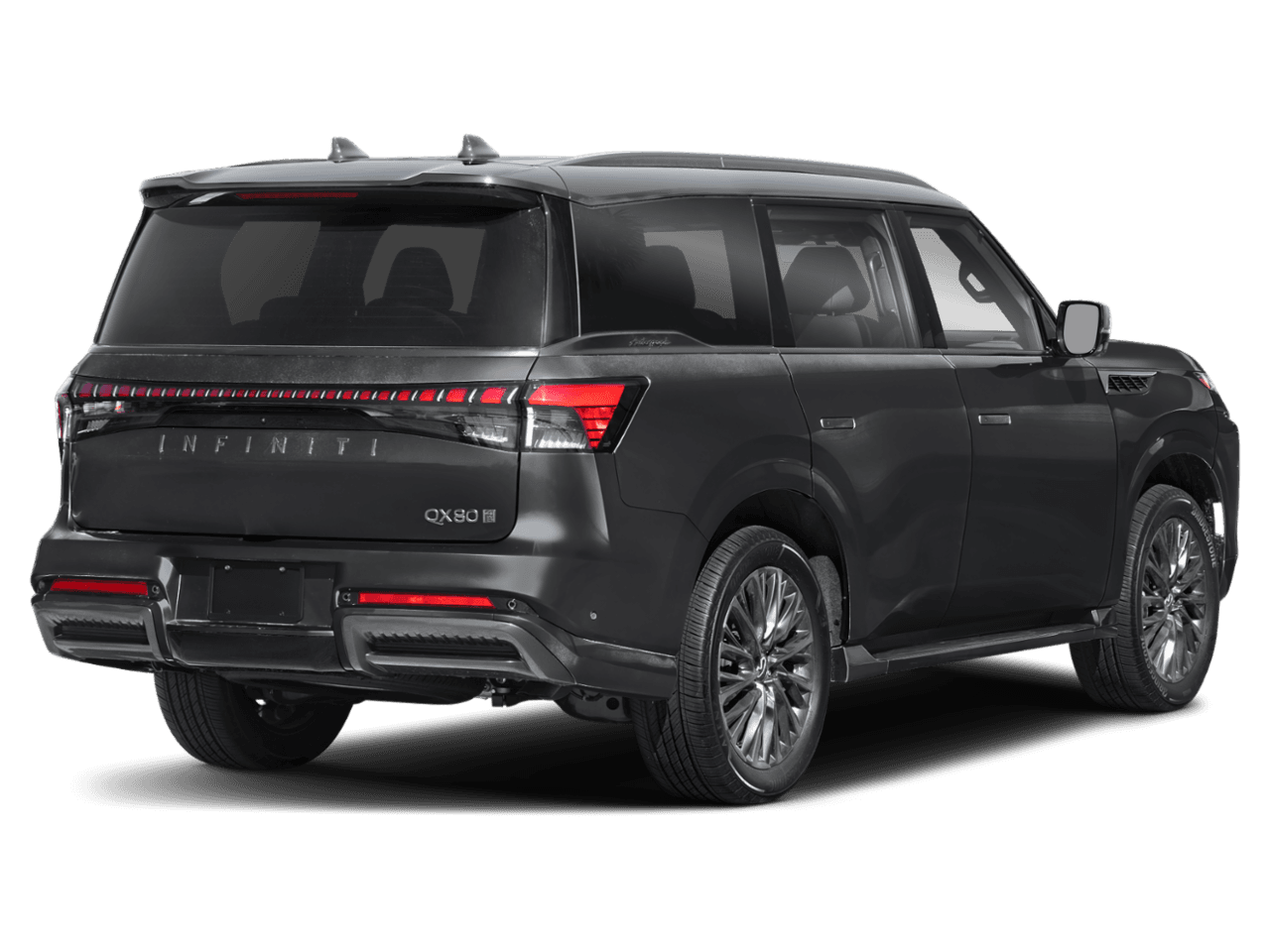 2025 INFINITI QX80 AUTOGRAPH - Rear 3/4, facing to the right