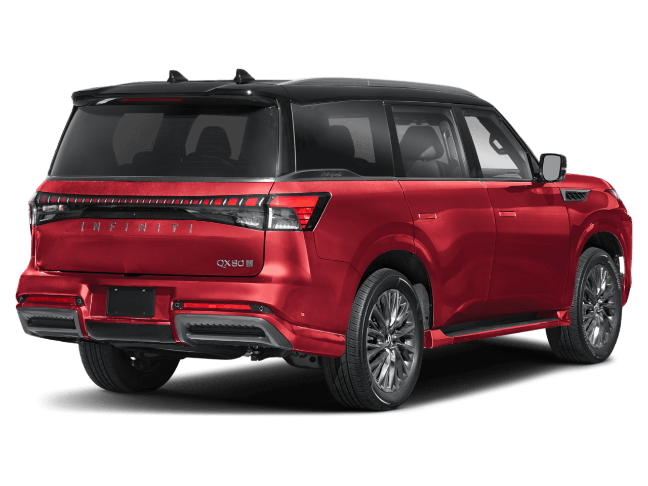 2025 INFINITI QX80 AUTOGRAPH - Rear 3/4, facing to the right