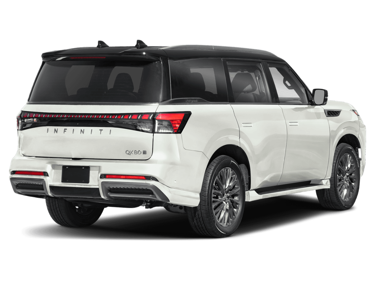 2025 INFINITI QX80 AUTOGRAPH - Rear 3/4, facing to the right