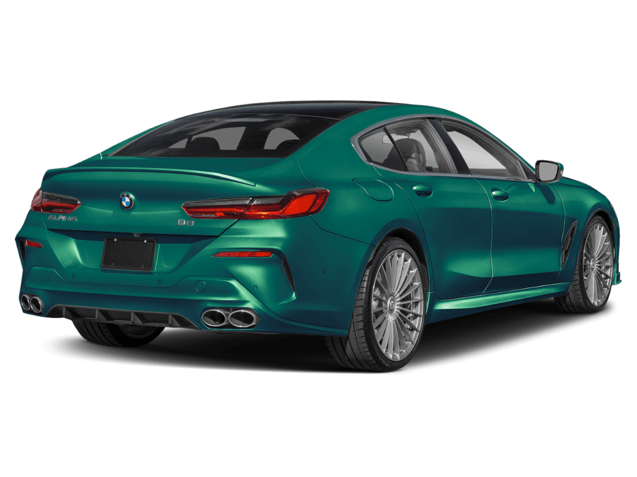 2025 BMW 8 Series ALPINA B8 xDrive - Rear 3/4, facing to the right