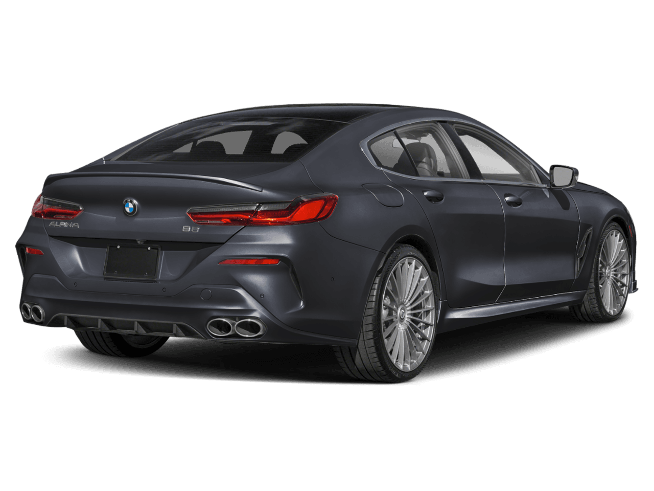 2025 BMW 8 Series ALPINA B8 xDrive - Rear 3/4, facing to the right