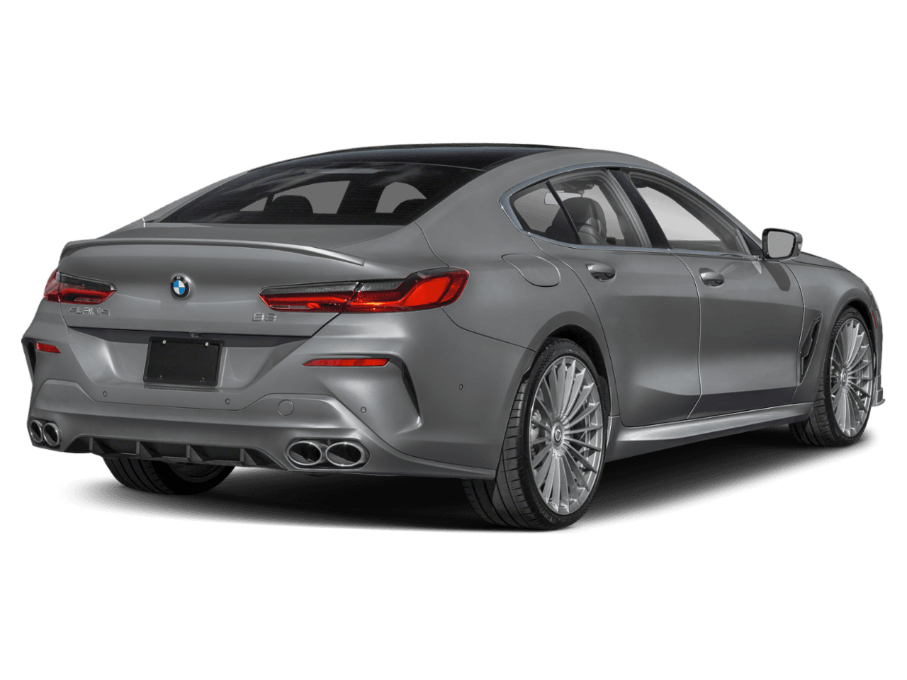 2025 BMW 8 Series ALPINA B8 xDrive - Rear 3/4, facing to the right