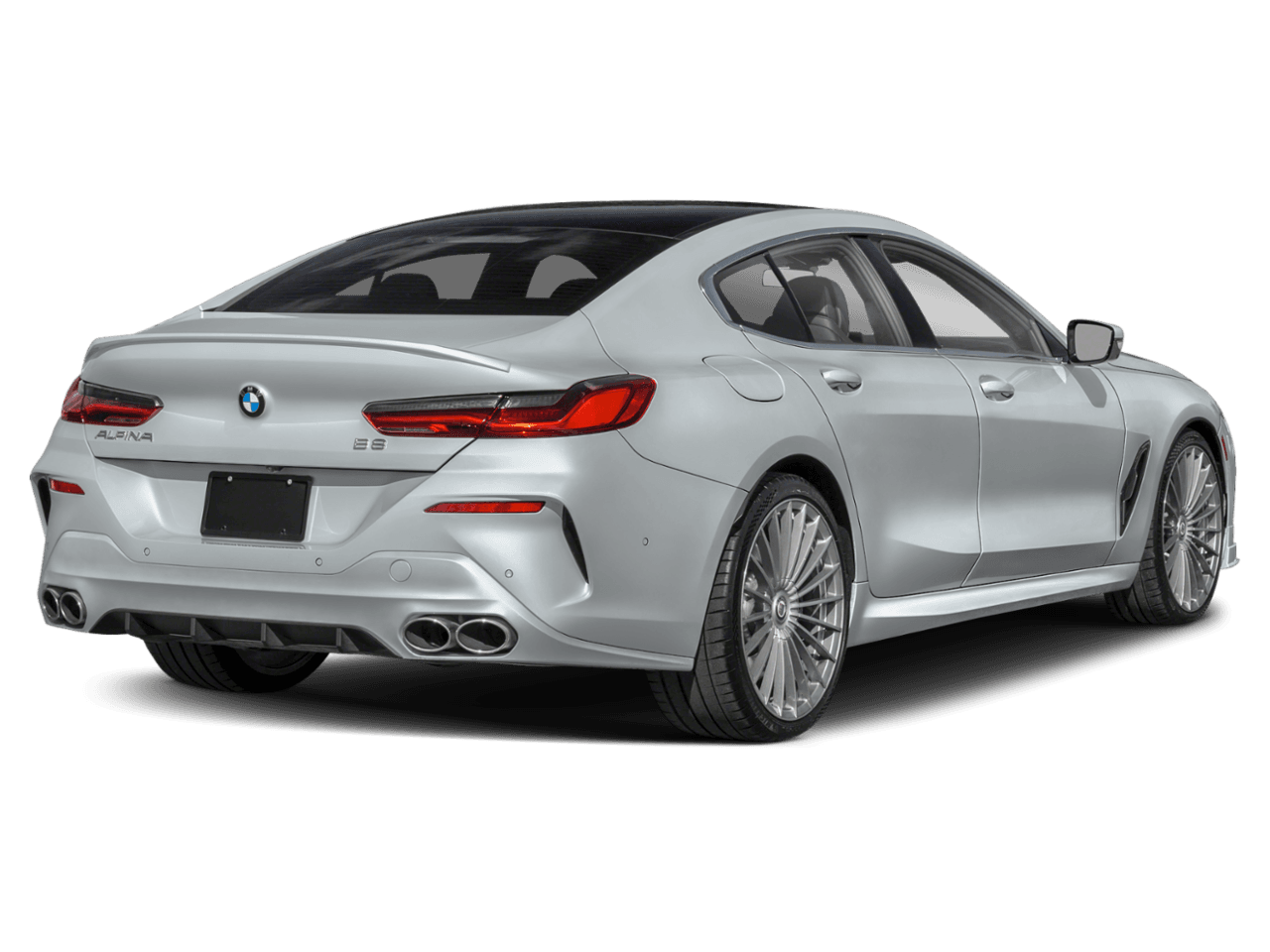 2025 BMW 8 Series ALPINA B8 xDrive - Rear 3/4, facing to the right