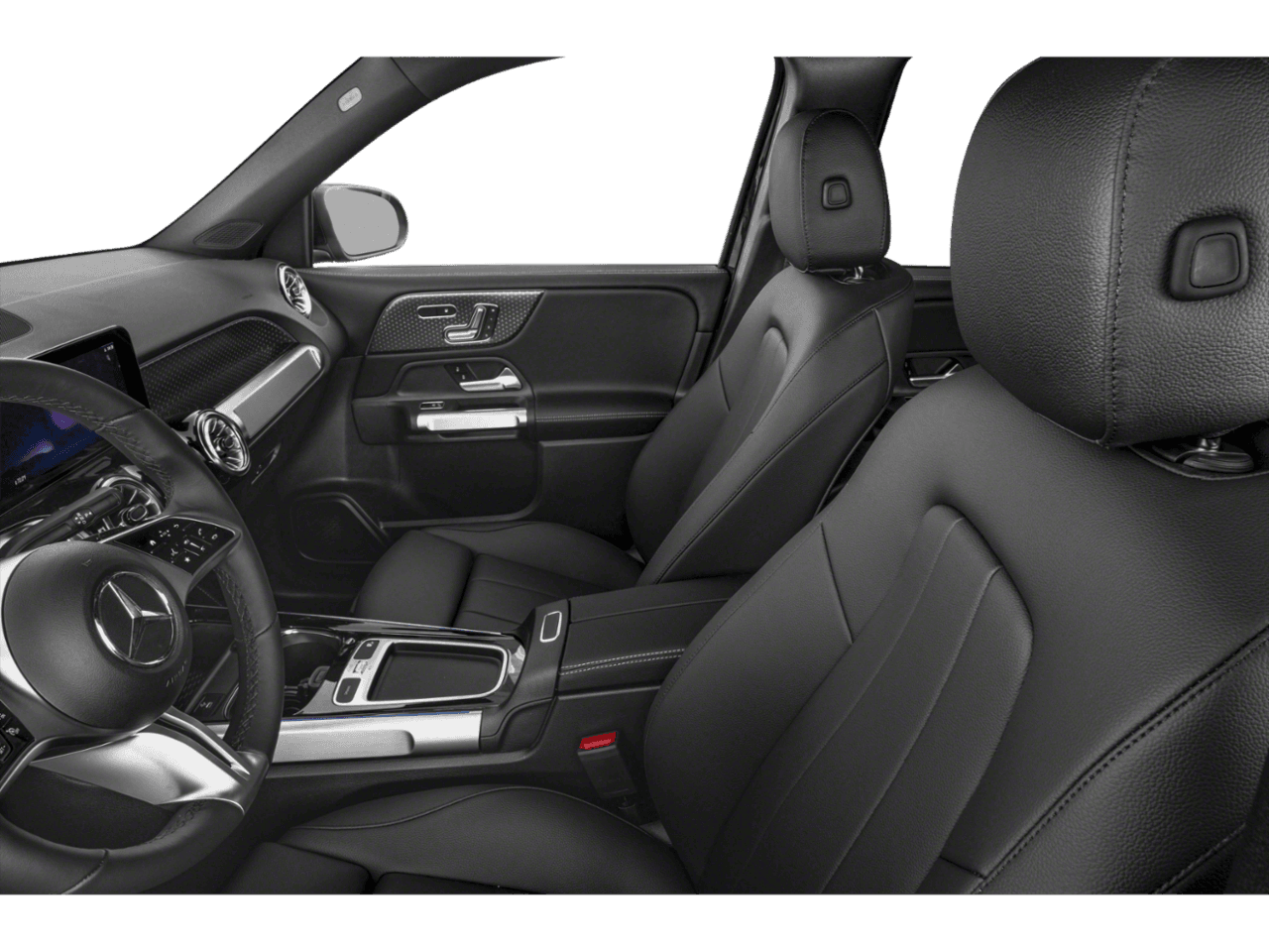 2025 Mercedes-Benz GLB GLB 250 - Interior Driver's Side with Door Open, Front Seat Feature