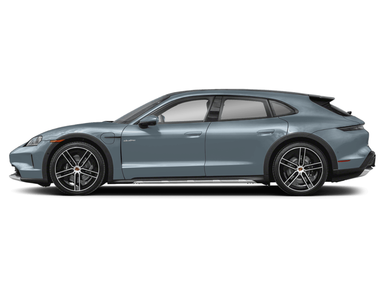 2025 Porsche Taycan 4 - Profile, facing to the left