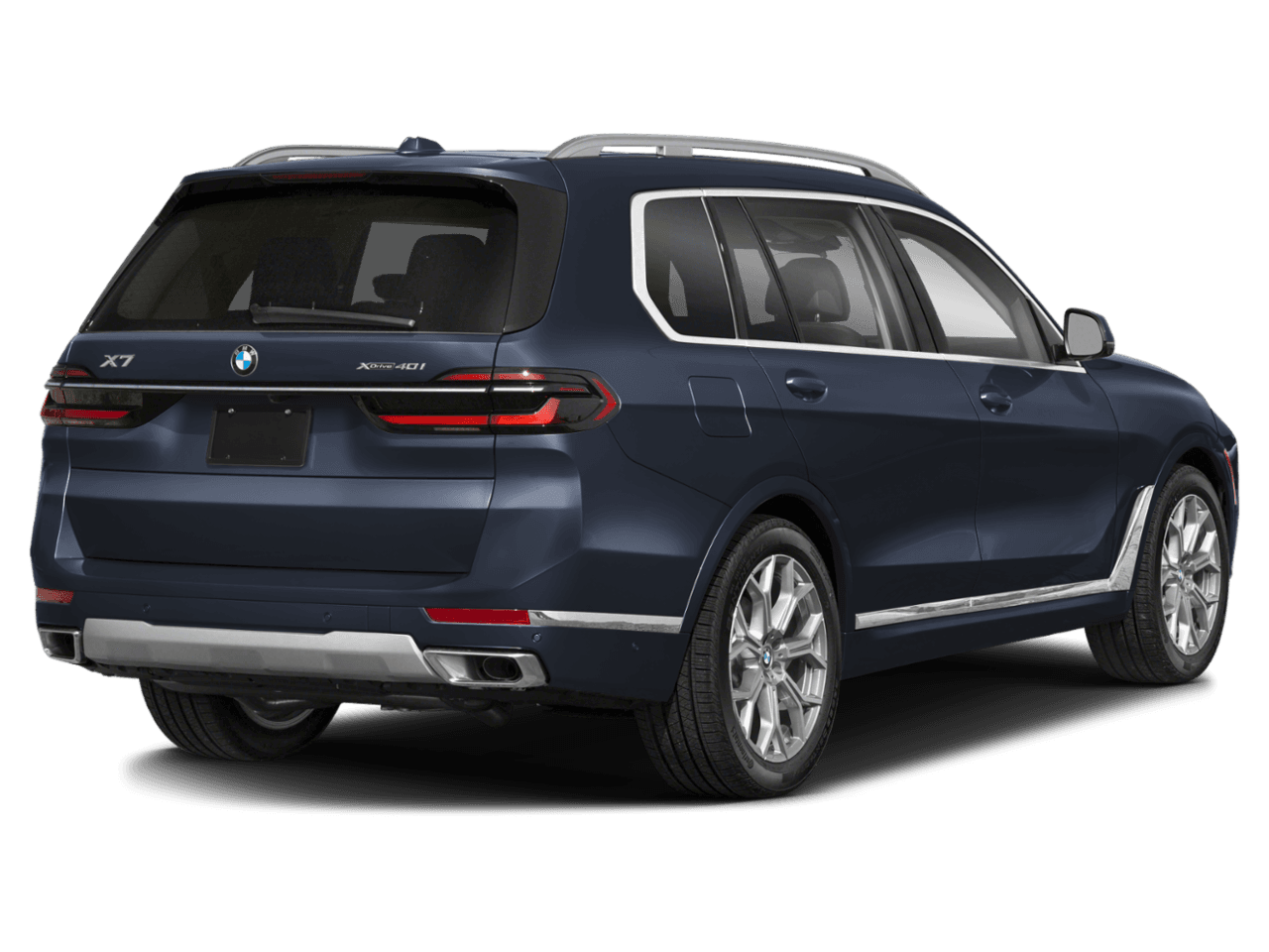 2025 BMW X7 M60i - Rear 3/4, facing to the right