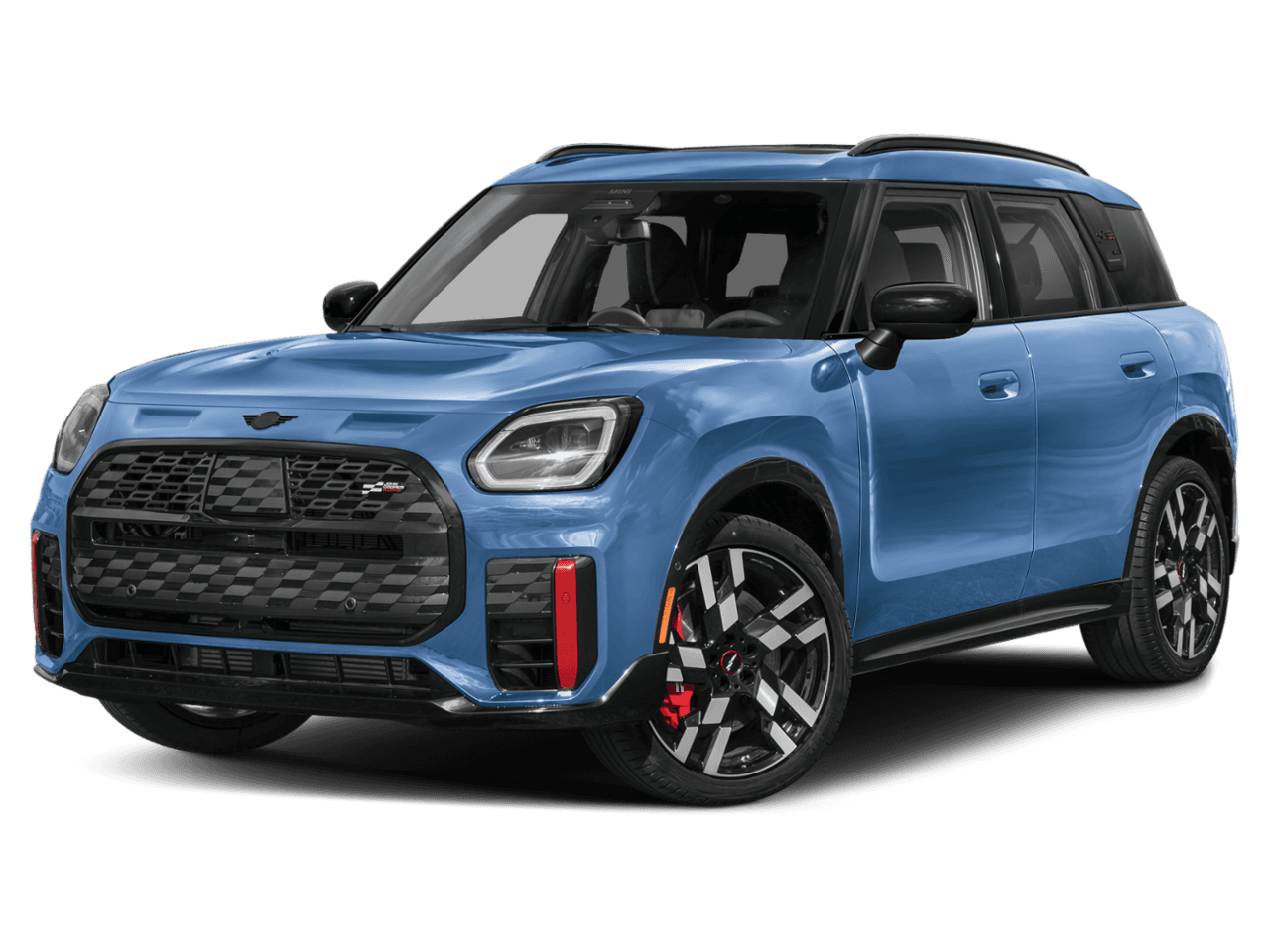 2025 MINI Countryman John - Front 3/4, facing to the left