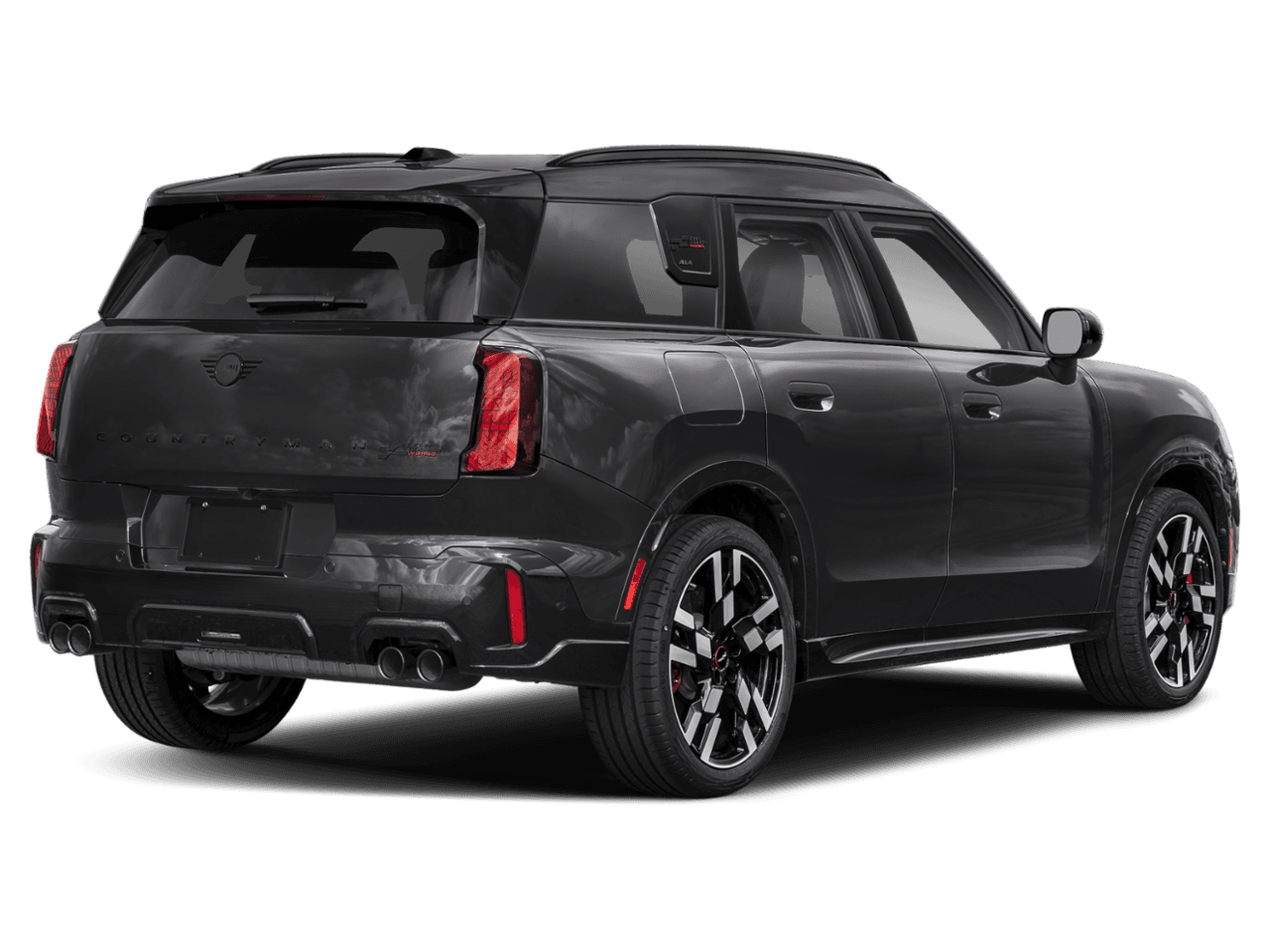 2025 MINI Countryman John Cooper Works - Rear 3/4, facing to the right