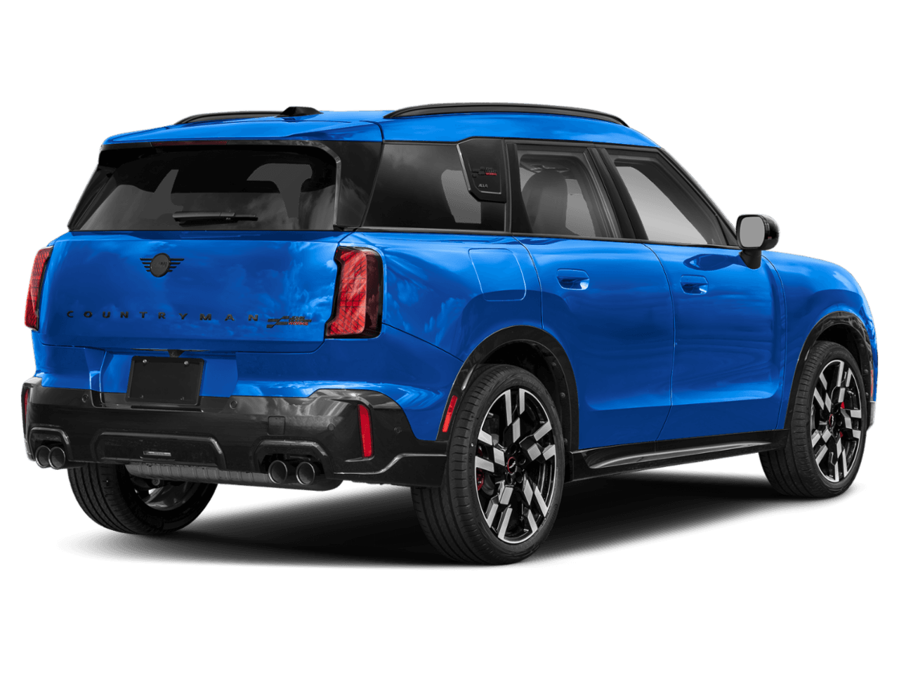 2025 MINI Countryman John - Rear 3/4, facing to the right