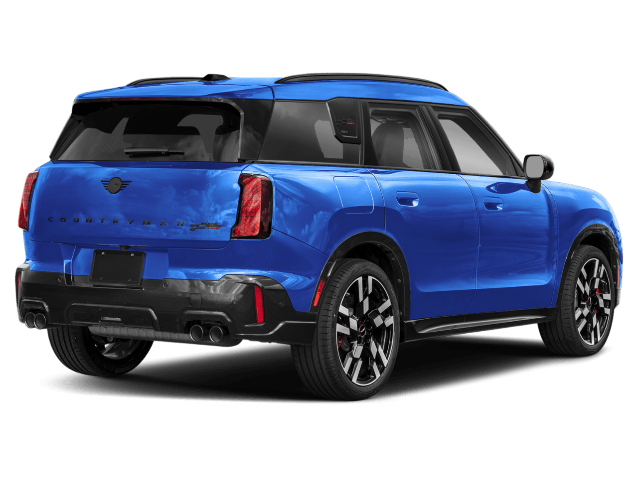 2025 MINI Countryman John Cooper Works - Rear 3/4, facing to the right