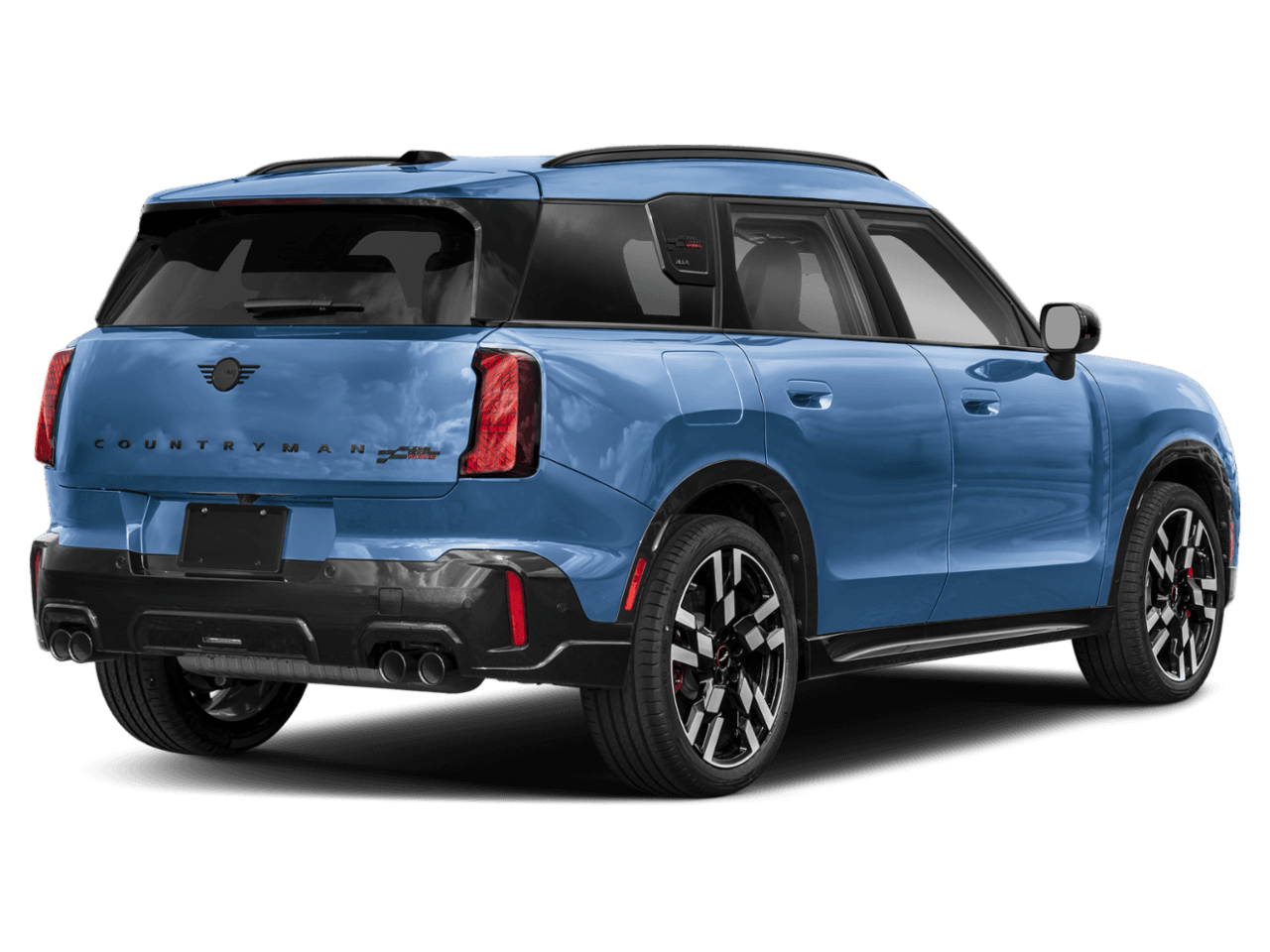 2025 MINI Countryman John - Rear 3/4, facing to the right