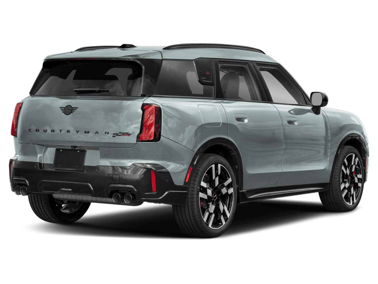 2025 MINI Countryman John Cooper Works - Rear 3/4, facing to the right