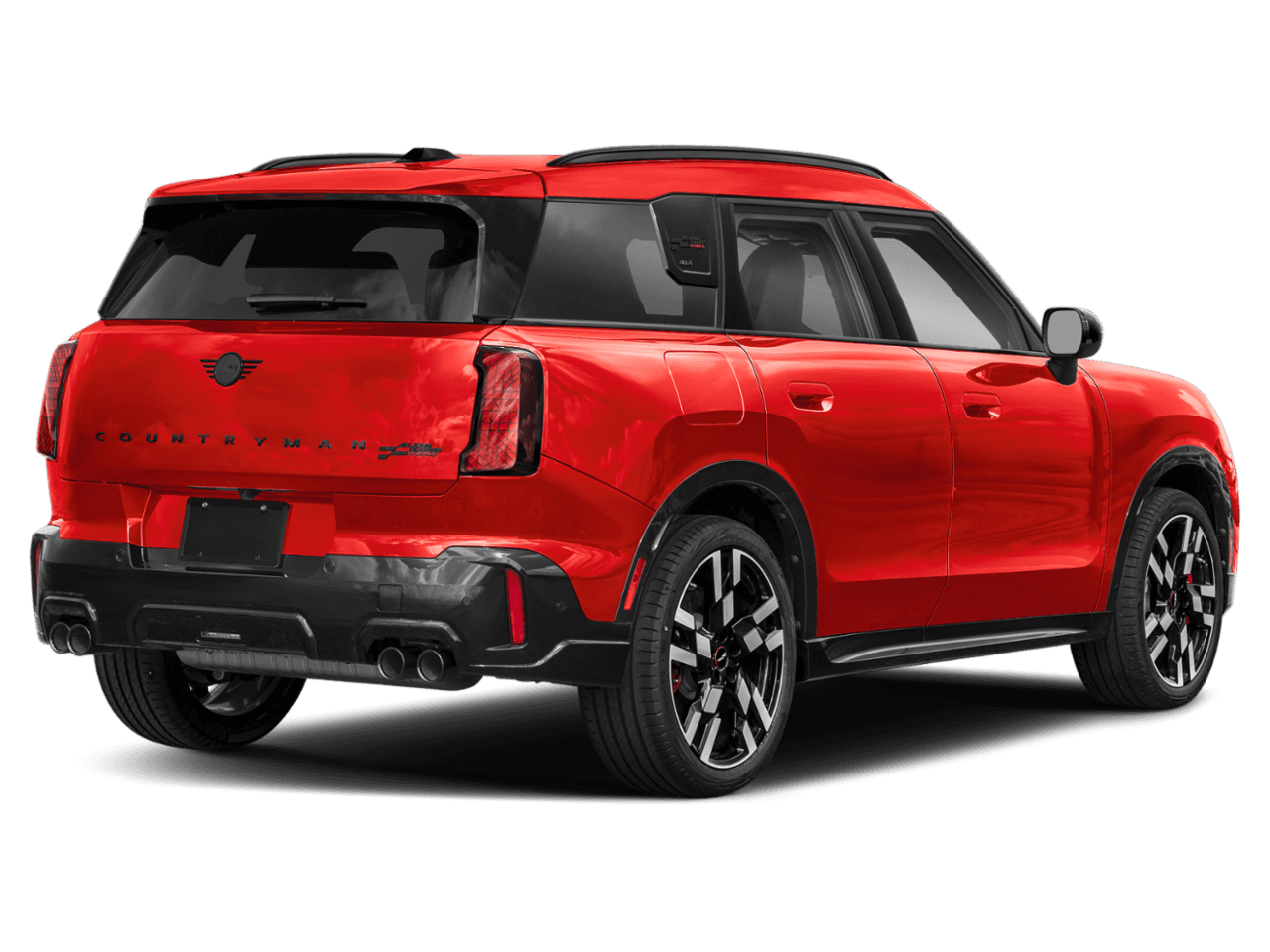 2025 MINI Countryman John Cooper Works - Rear 3/4, facing to the right