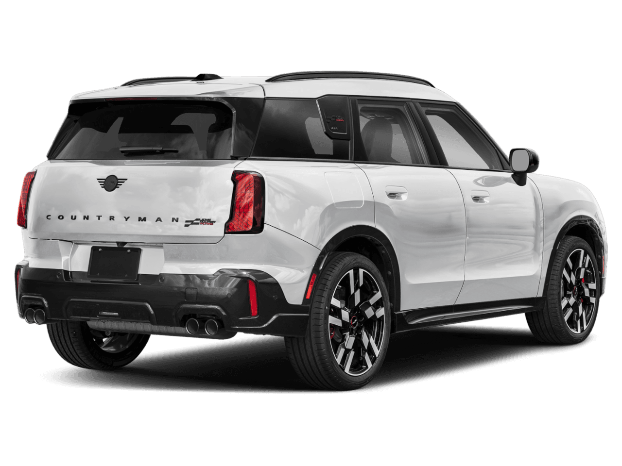 2025 MINI Countryman John - Rear 3/4, facing to the right