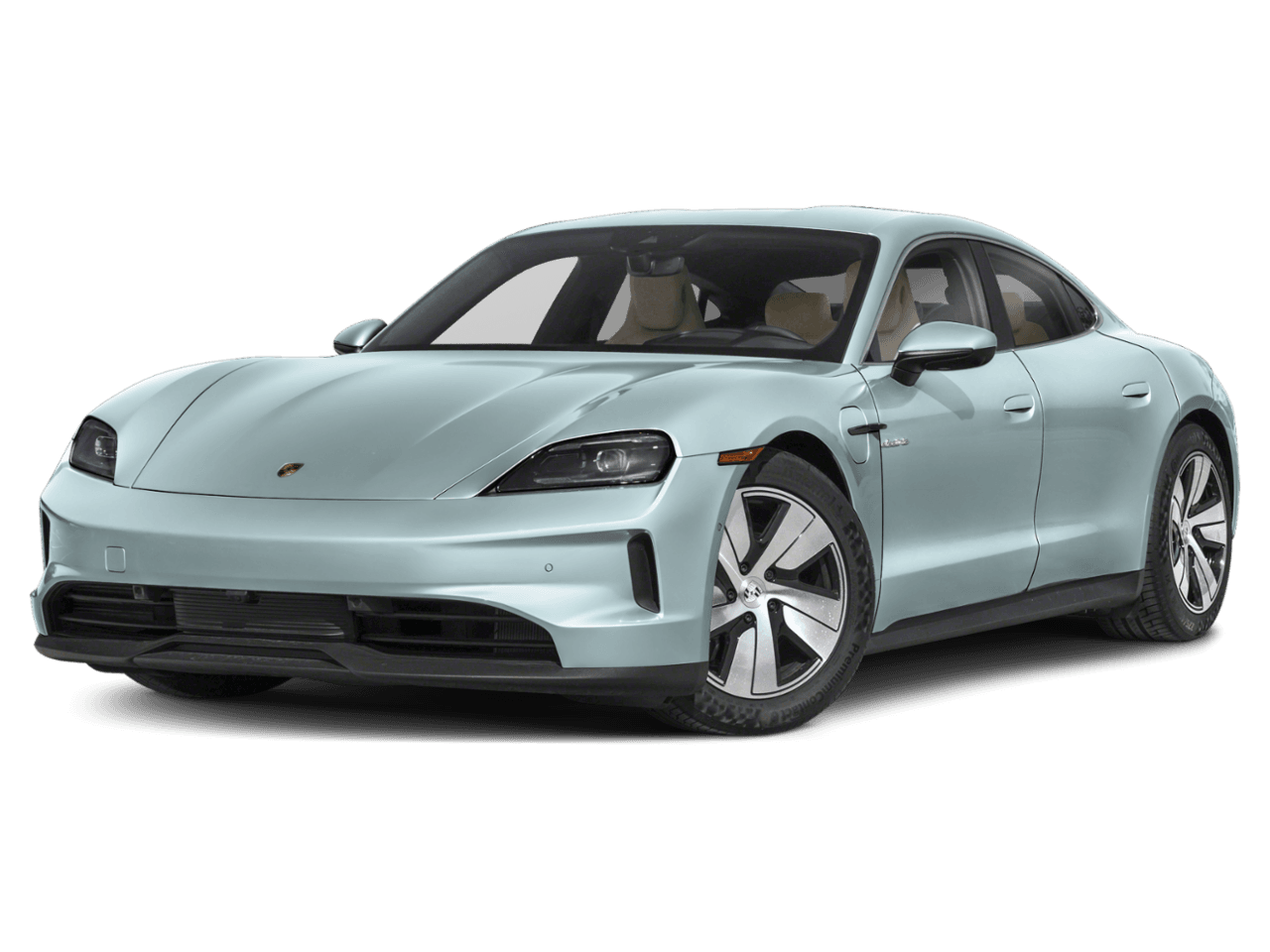 2025 Porsche Taycan  - Front 3/4, facing to the left