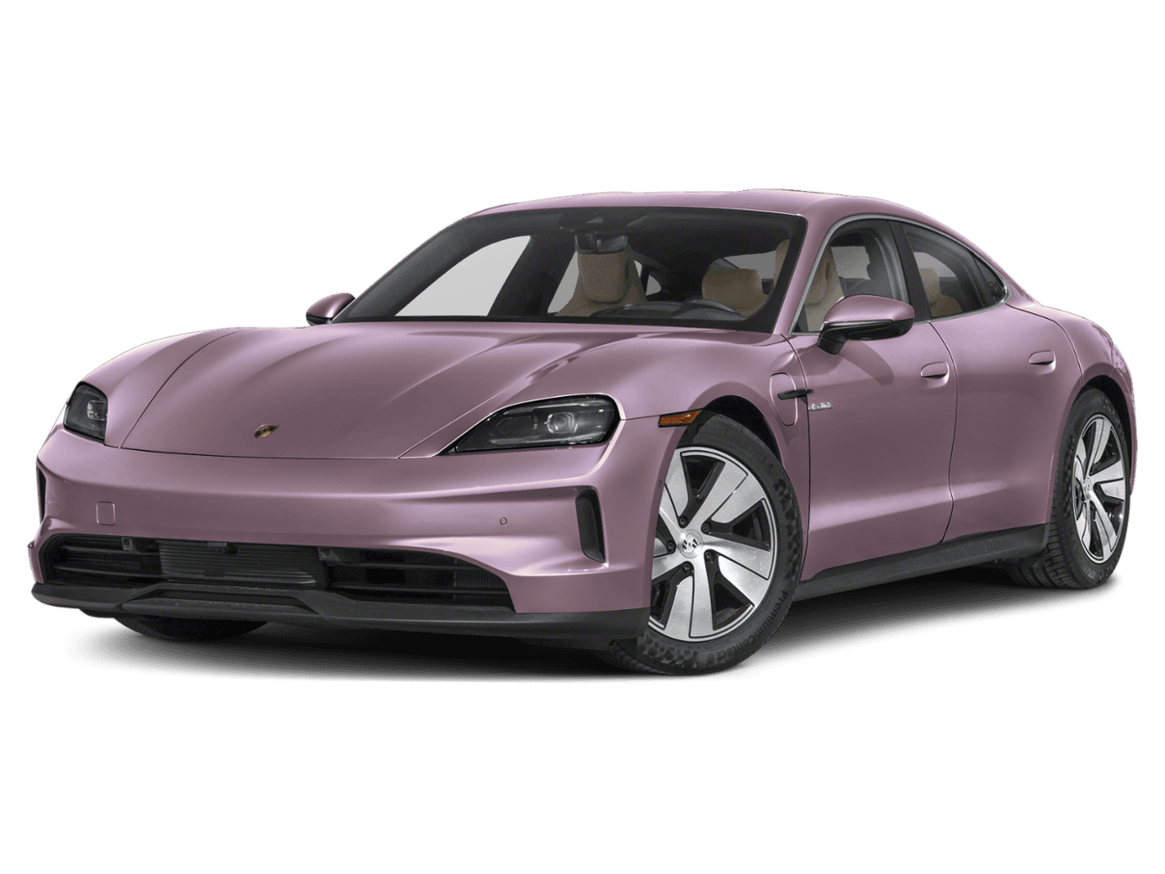 2025 Porsche Taycan  - Front 3/4, facing to the left