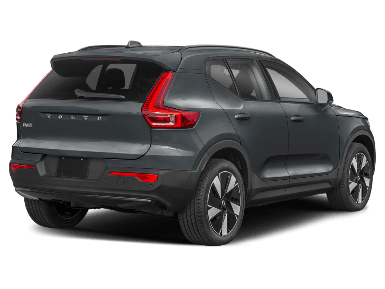 2025 Volvo EX40 Twin - Rear 3/4, facing to the right