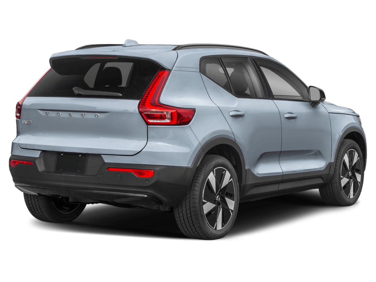 2025 Volvo EX40 Twin - Rear 3/4, facing to the right