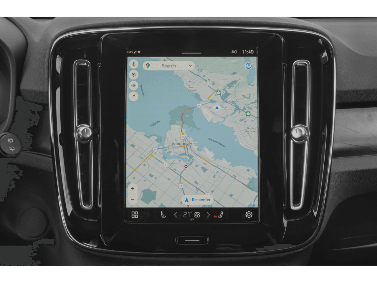 2025 Volvo EX40 Core - Interior Navigation System