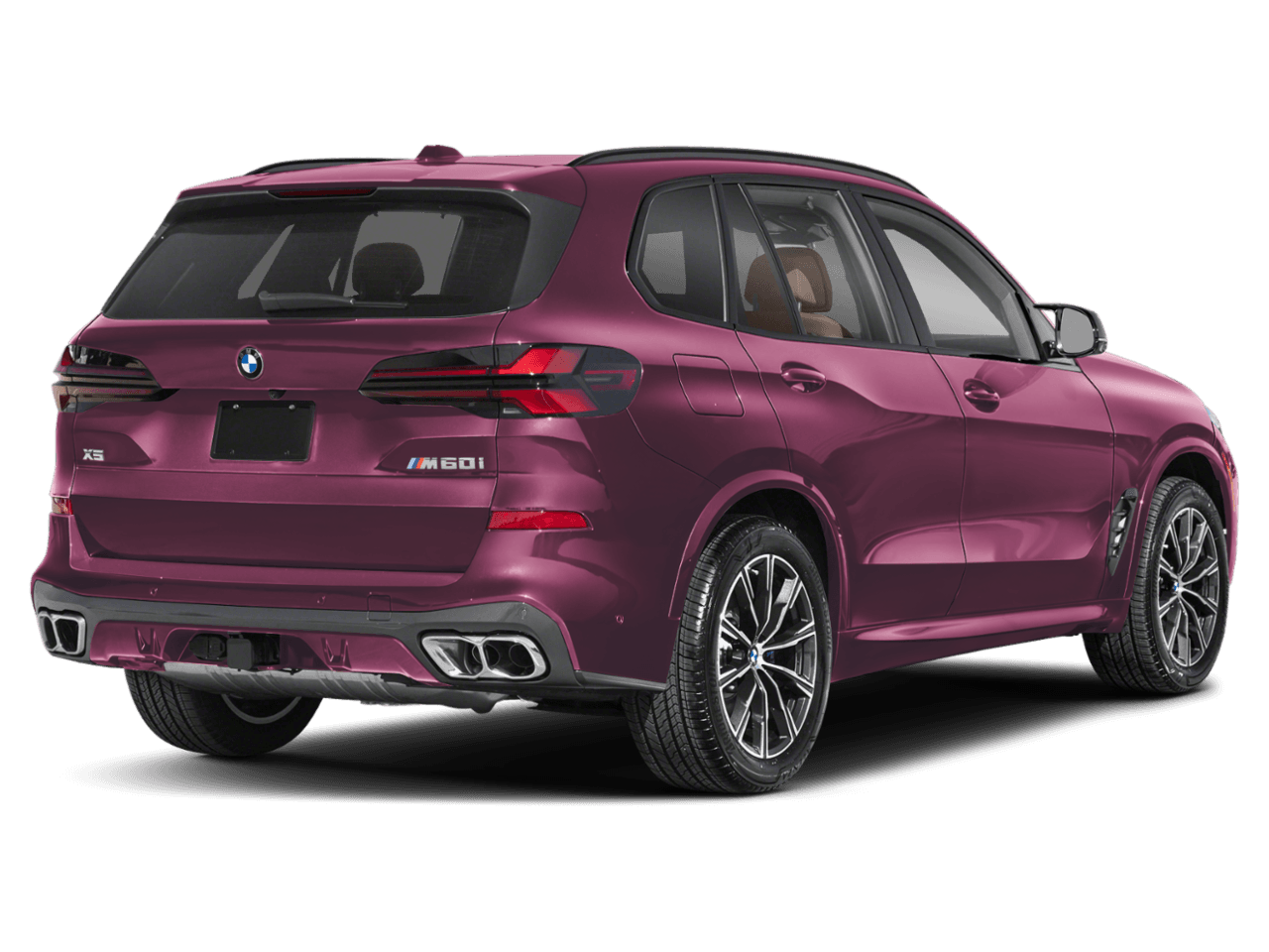 2025 BMW X5 M60i - Rear 3/4, facing to the right