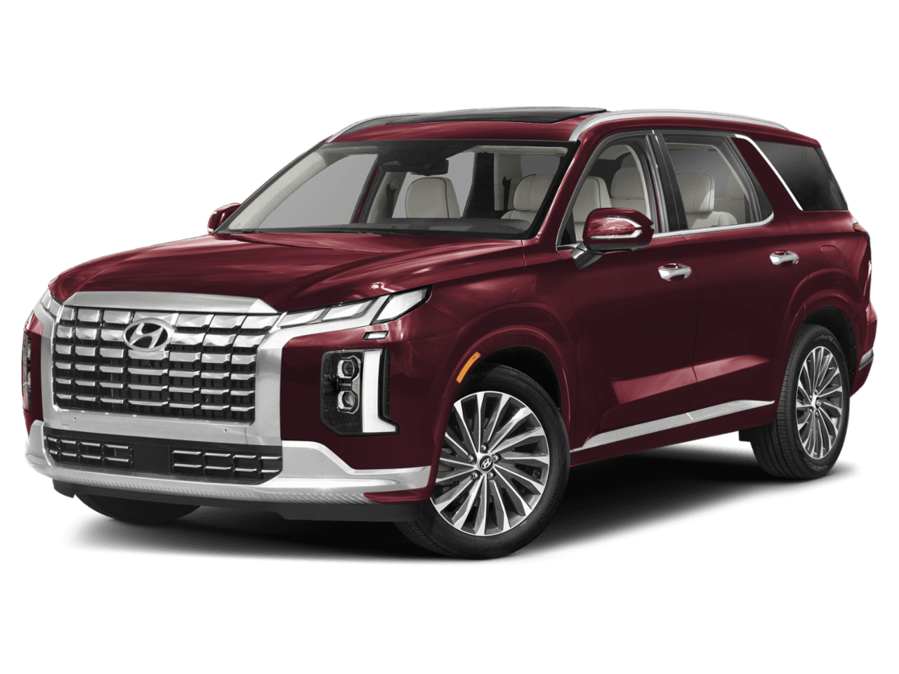 2025 Hyundai Palisade Calligraphy - Front 3/4, facing to the left