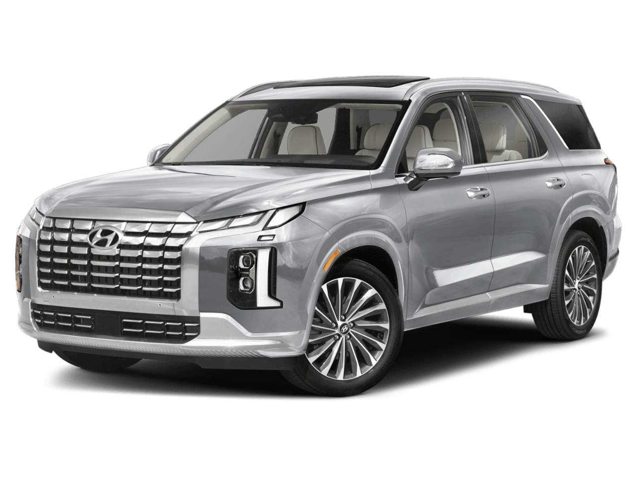 2025 Hyundai Palisade Calligraphy - Front 3/4, facing to the left