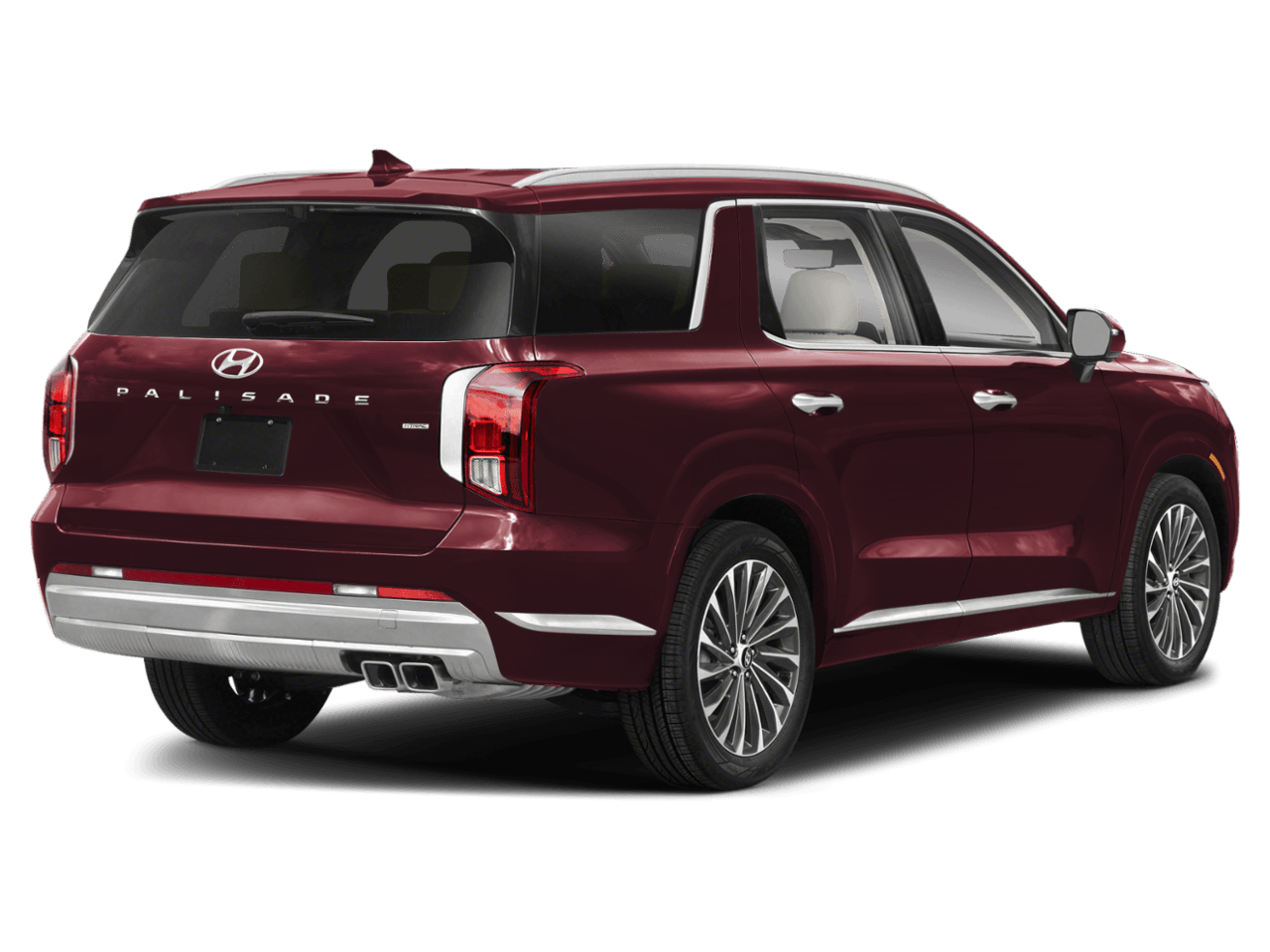 2025 Hyundai Palisade Calligraphy - Rear 3/4, facing to the right