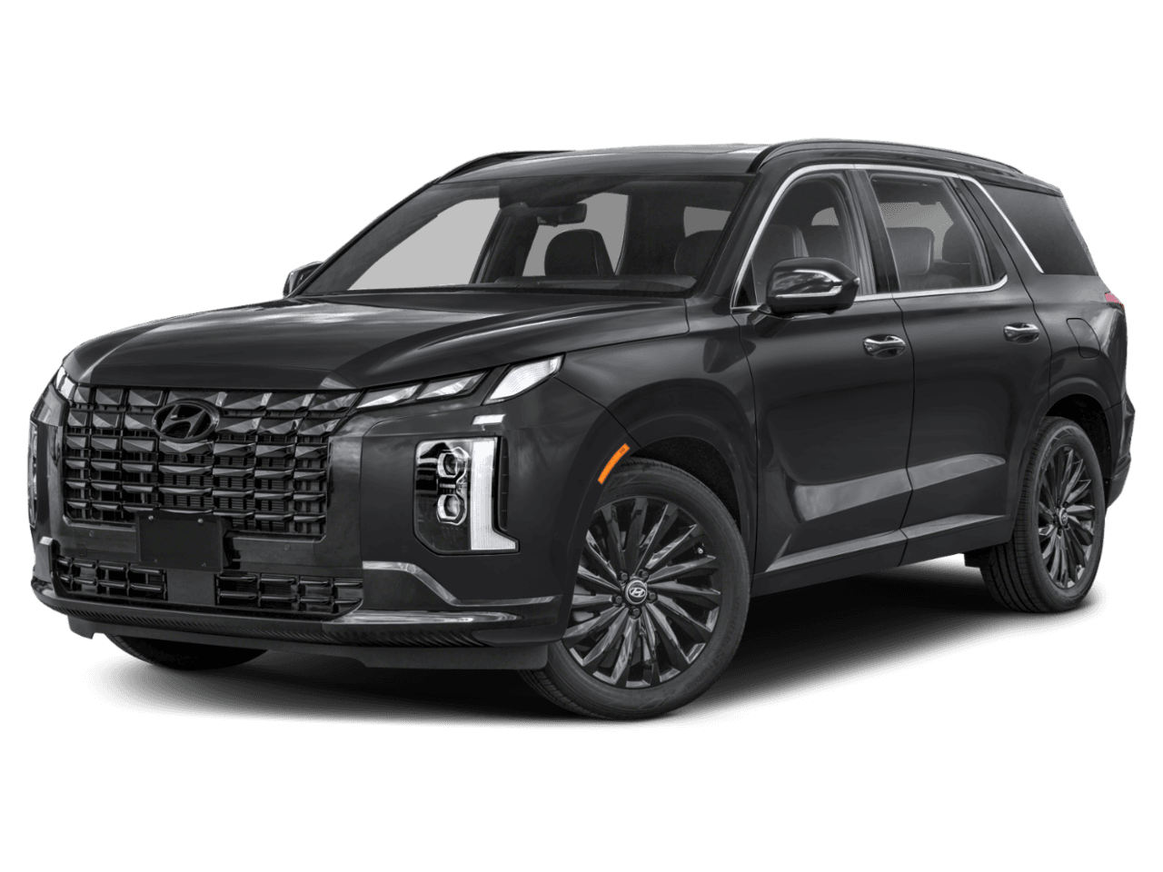 2025 Hyundai Palisade Calligraphy Night Edition - Front 3/4, facing to the left