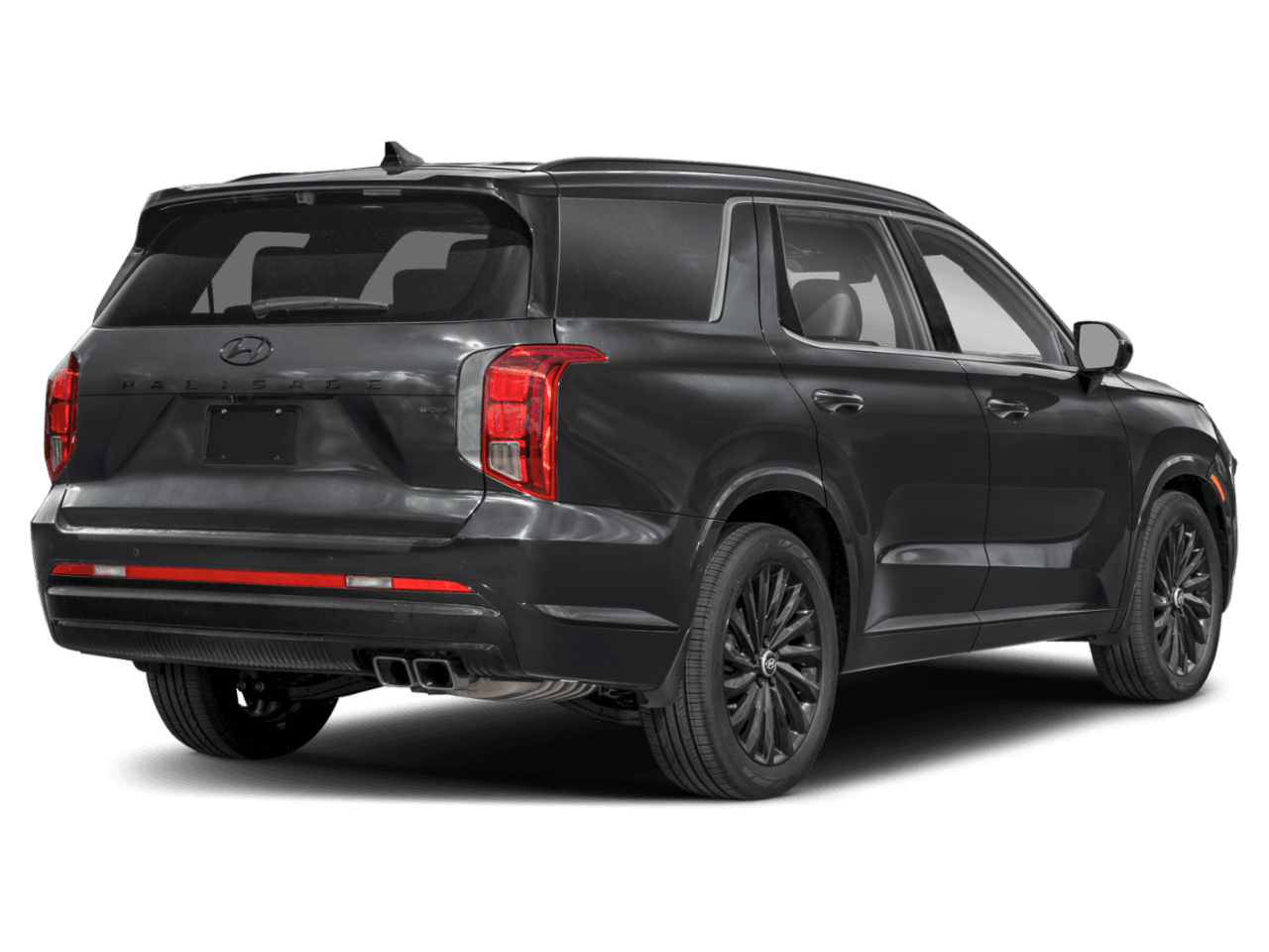 2025 Hyundai Palisade Calligraphy Night Edition - Rear 3/4, facing to the right