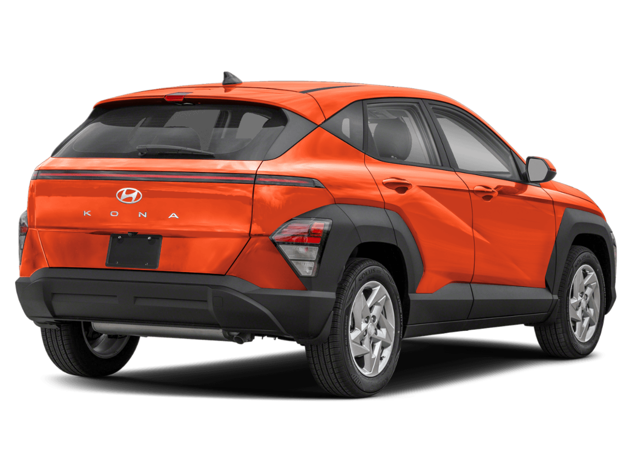 2025 Hyundai Kona SE - Rear 3/4, facing to the right