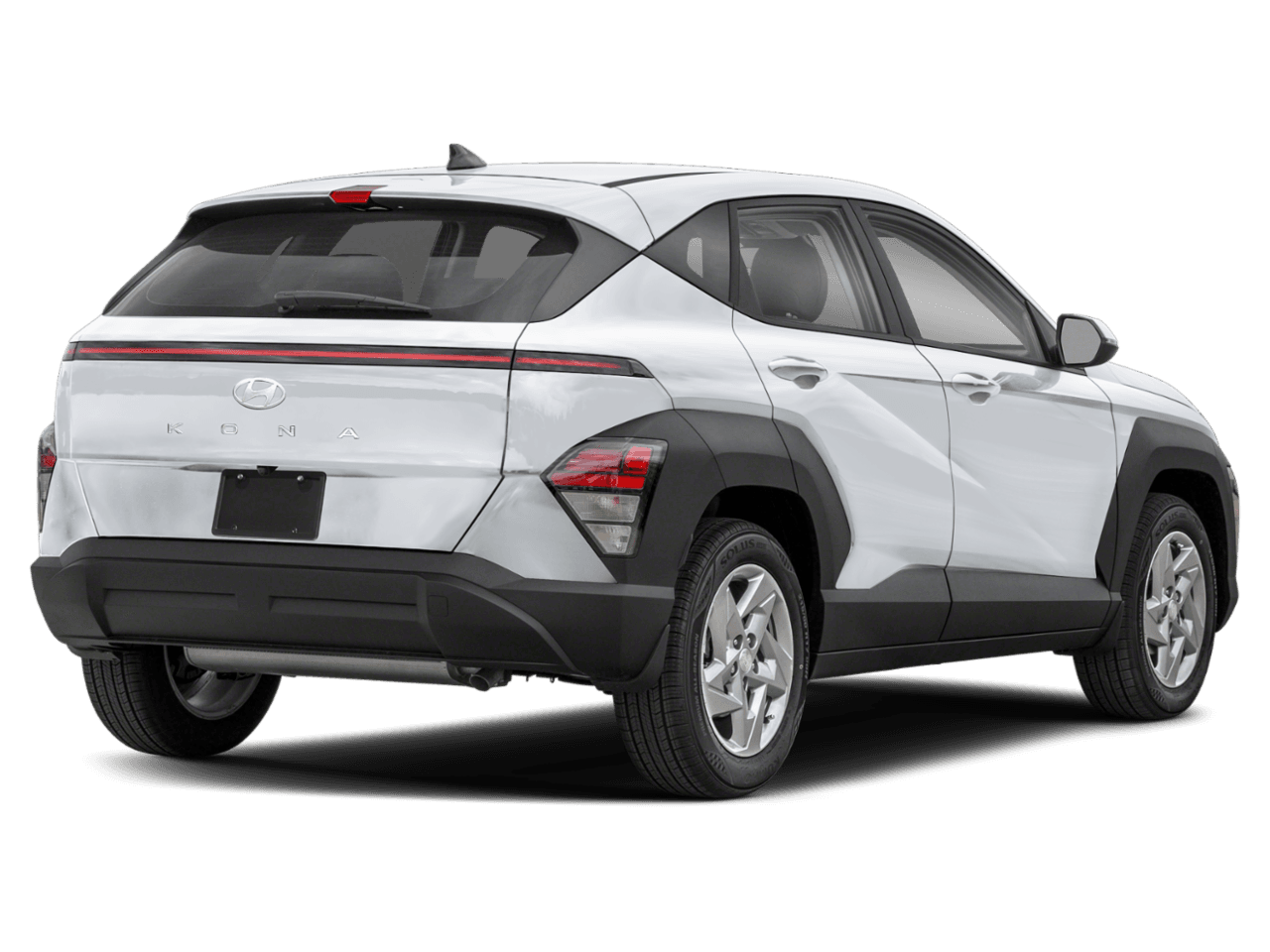 2025 Hyundai Kona SE - Rear 3/4, facing to the right