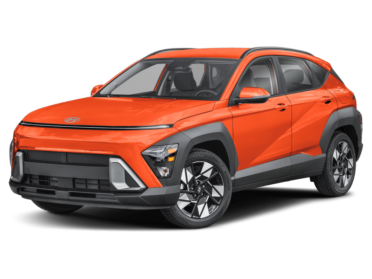 2025 Hyundai Kona SEL - Front 3/4, facing to the left