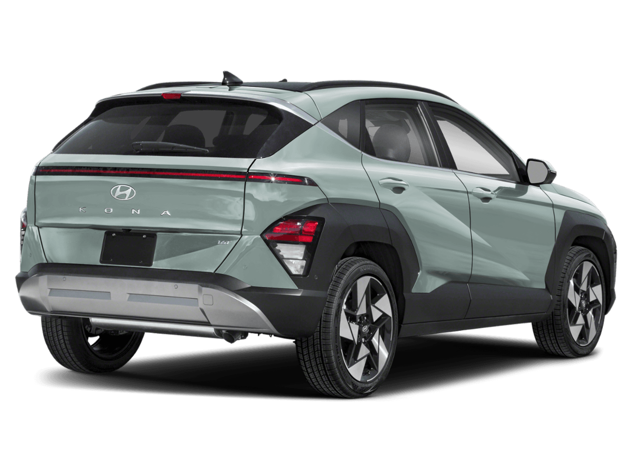 2025 Hyundai Kona Limited - Rear 3/4, facing to the right