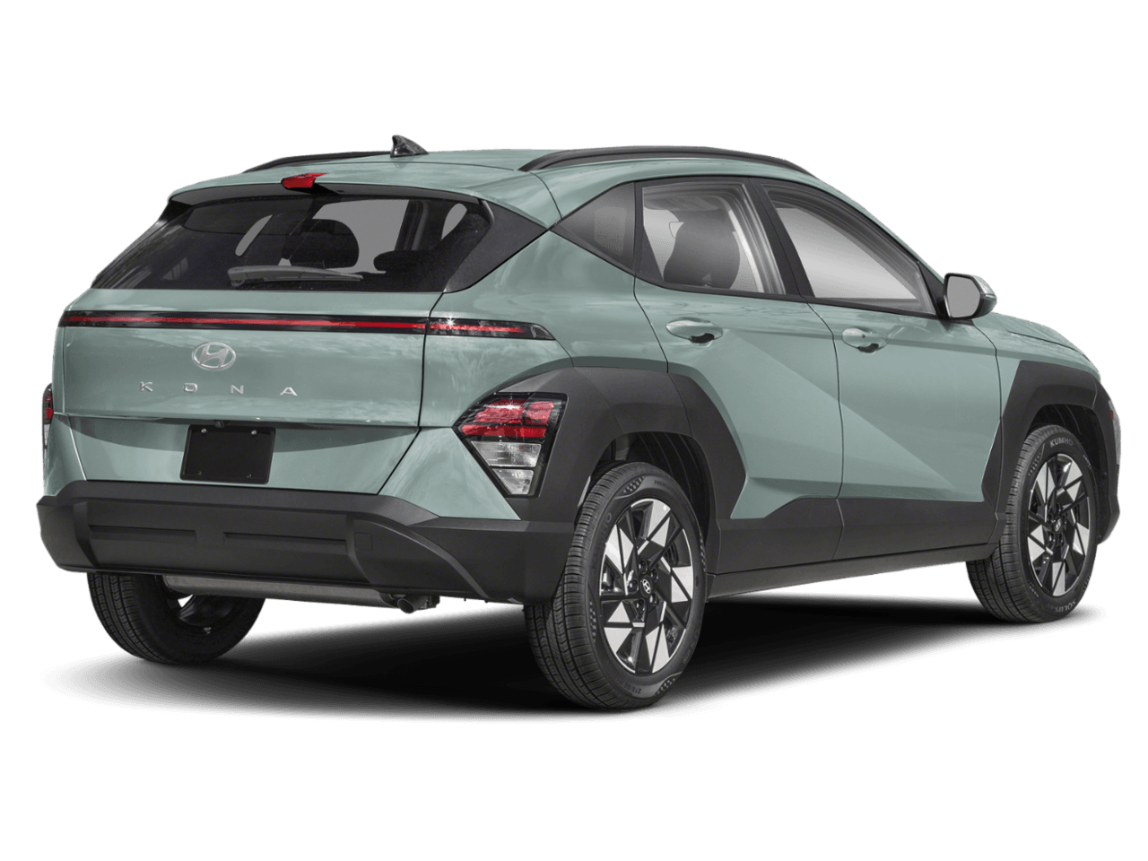 2025 Hyundai Kona SEL - Rear 3/4, facing to the right