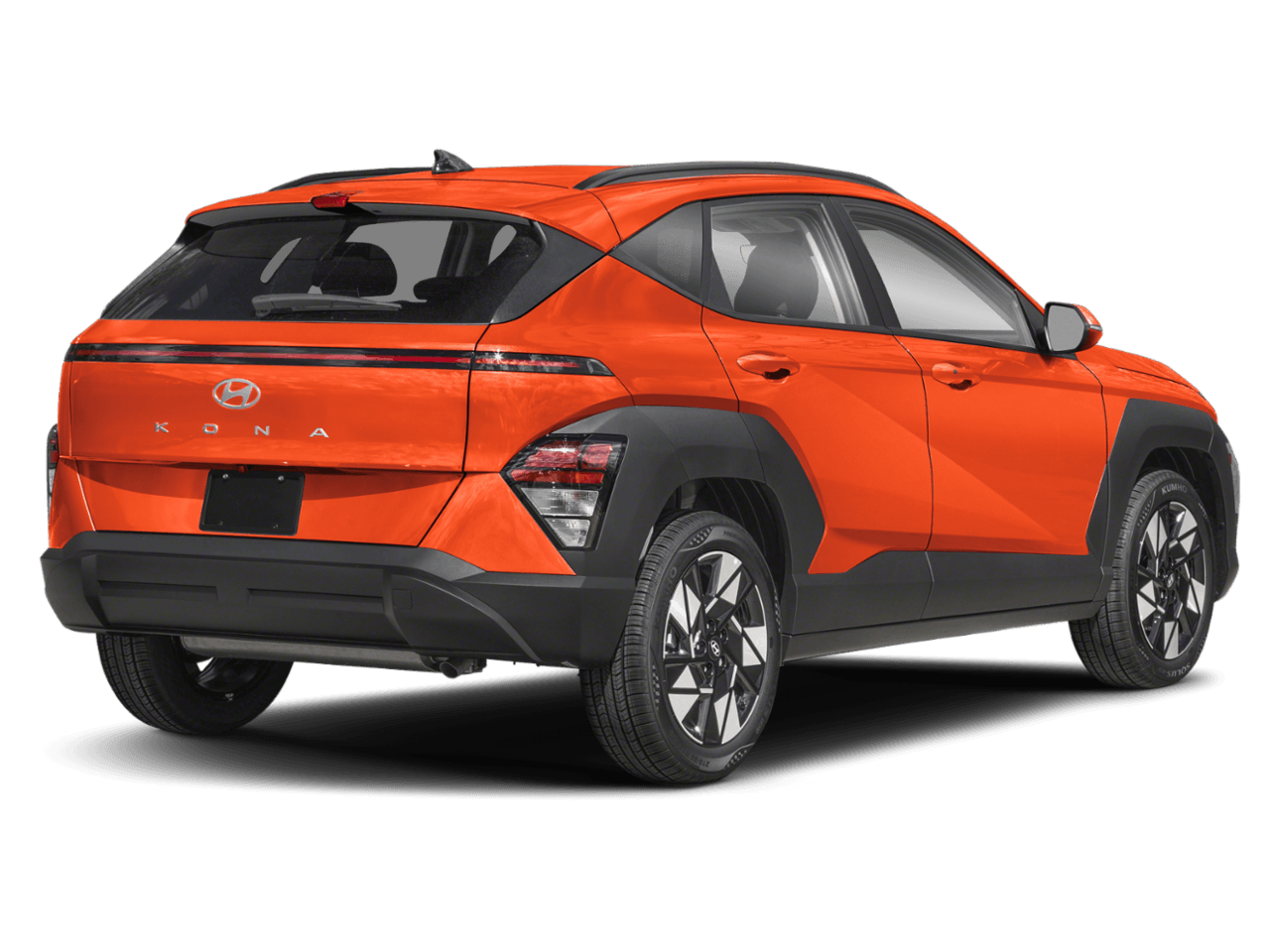 2025 Hyundai Kona SEL - Rear 3/4, facing to the right