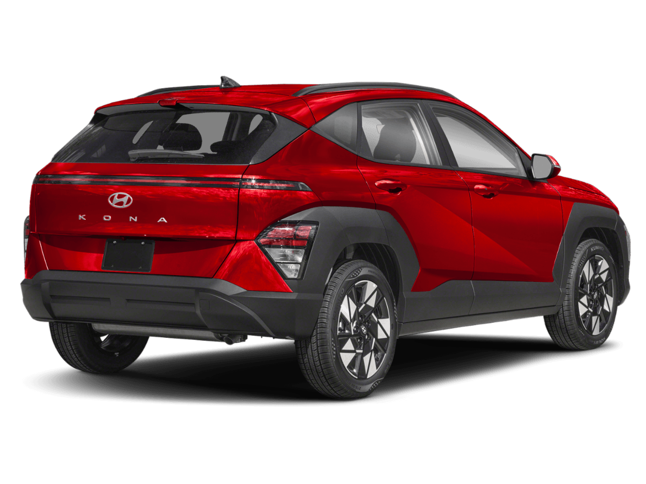 2025 Hyundai Kona SEL - Rear 3/4, facing to the right