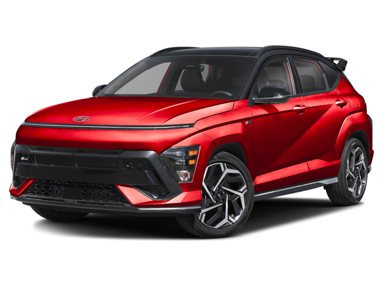 2025 Hyundai Kona N Line - Front 3/4, facing to the left