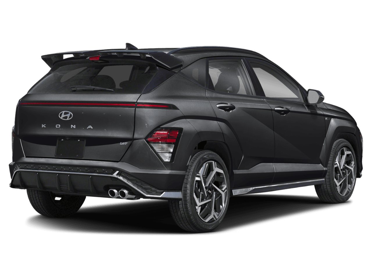 2025 Hyundai Kona N Line - Rear 3/4, facing to the right