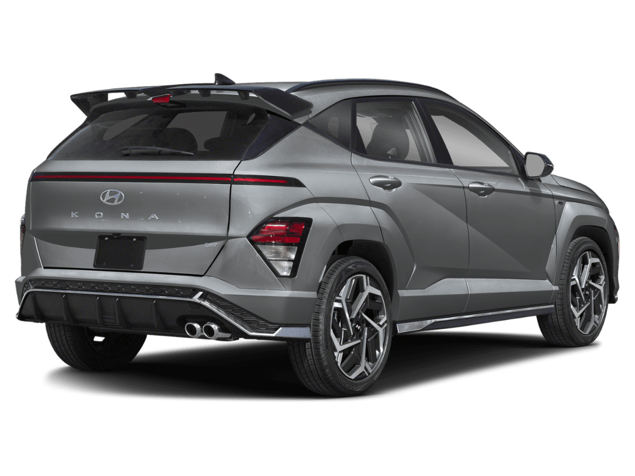 2025 Hyundai Kona N Line - Rear 3/4, facing to the right