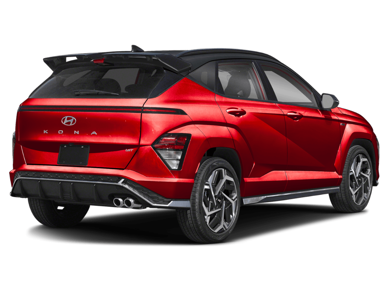2025 Hyundai Kona N Line - Rear 3/4, facing to the right