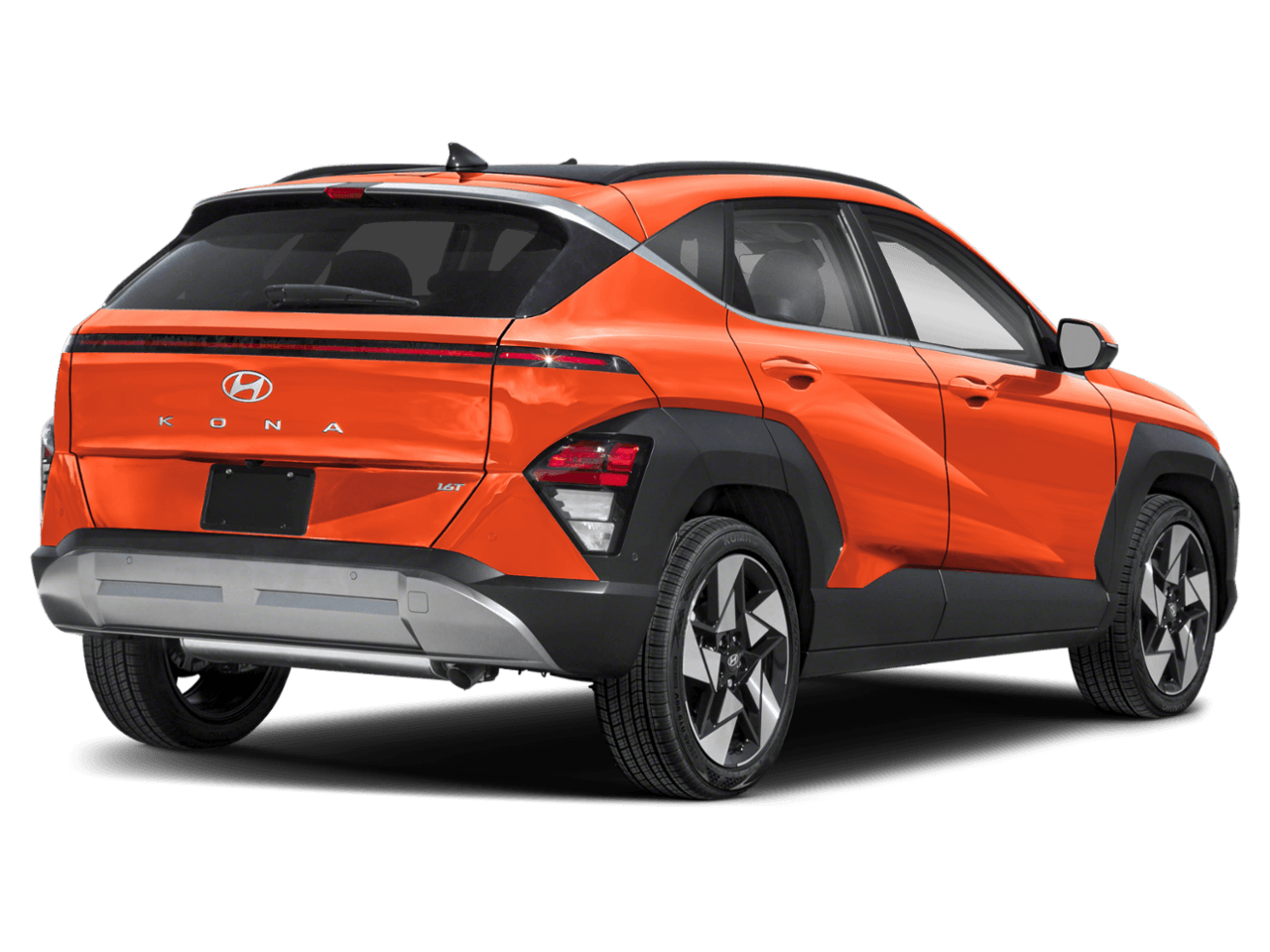 2025 Hyundai Kona Limited - Rear 3/4, facing to the right