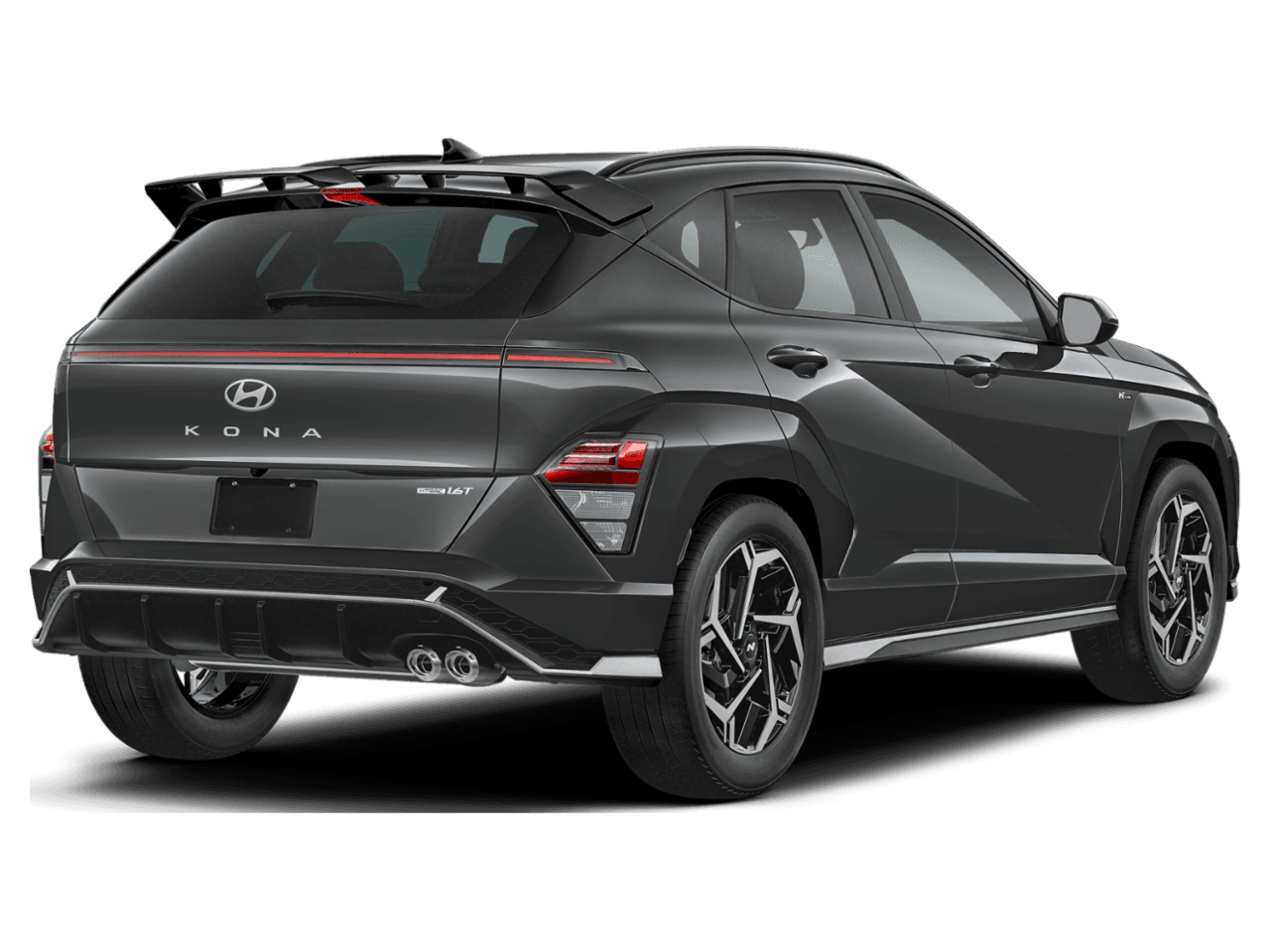 2025 Hyundai Kona N Line S - Rear 3/4, facing to the right