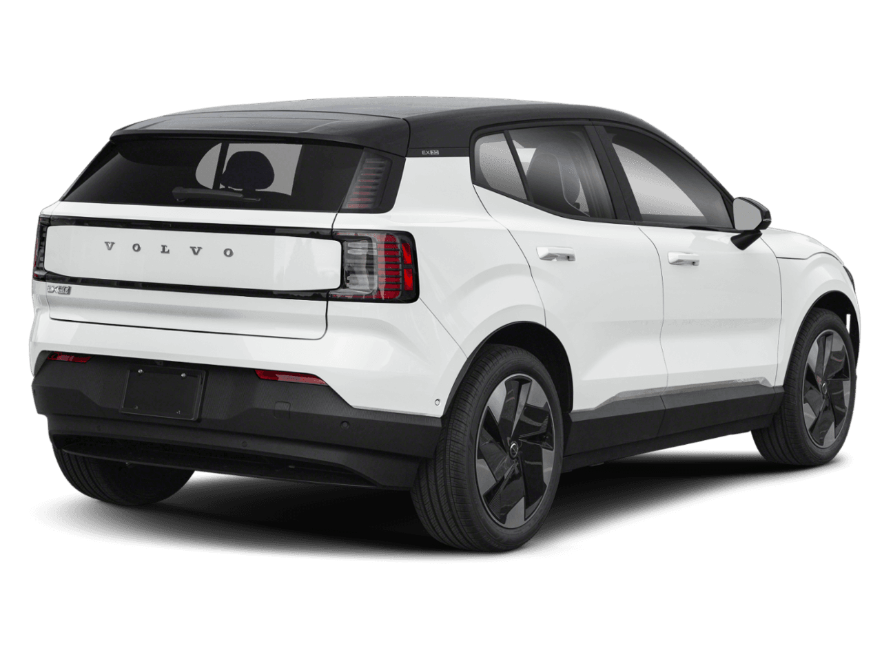 2025 Volvo EX30 Plus - Rear 3/4, facing to the right