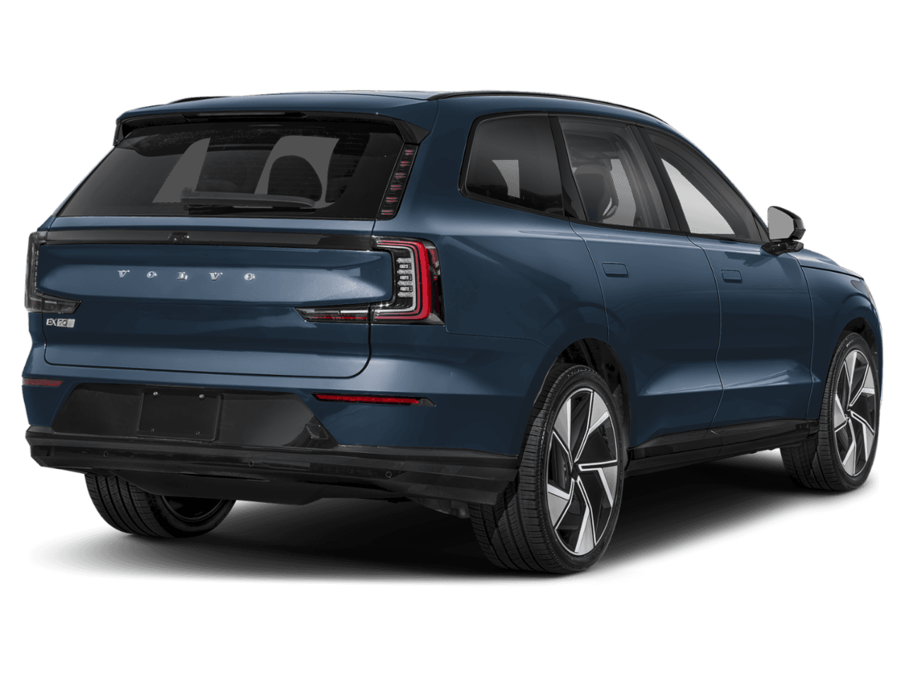 2025 Volvo EX90 Twin - Rear 3/4, facing to the right