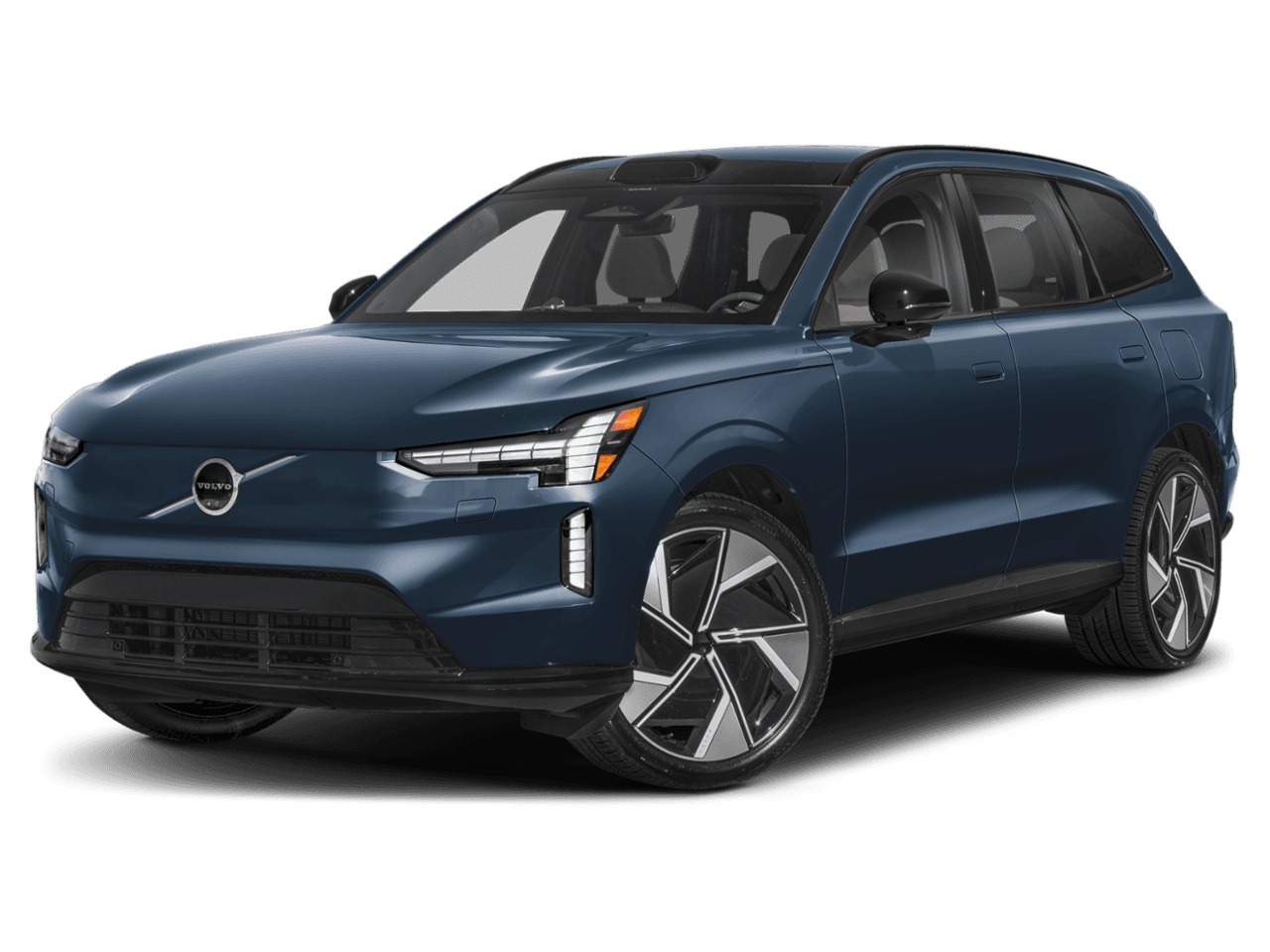 2025 Volvo EX90 Twin - Front 3/4, facing to the left